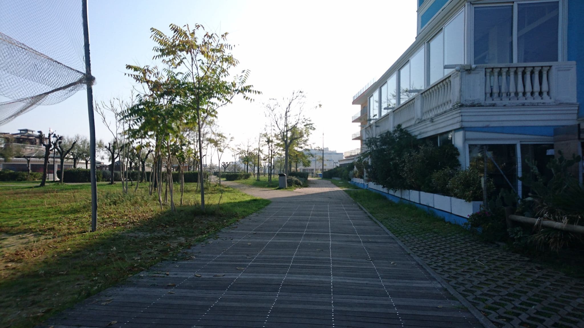 Street view near BaiaImperiale, Rimini
