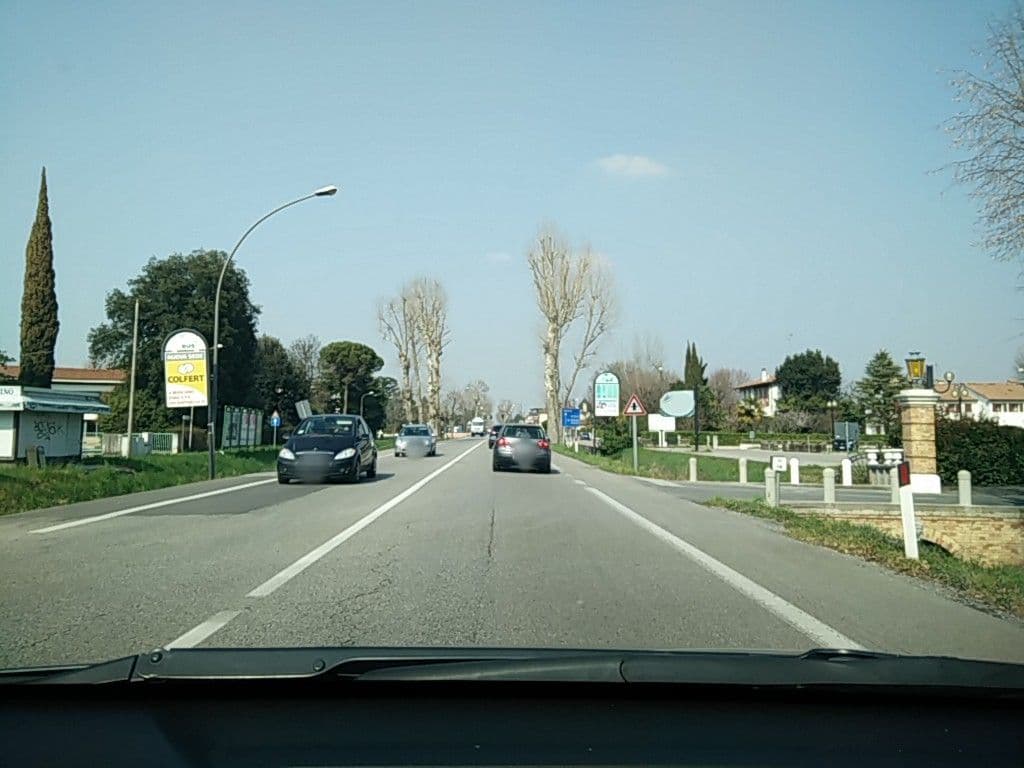 Street view near Best Western Villa Pace Park Hotel Bolognese, Frescada — © bellazambo (CC BY-SA · Mapillary)
