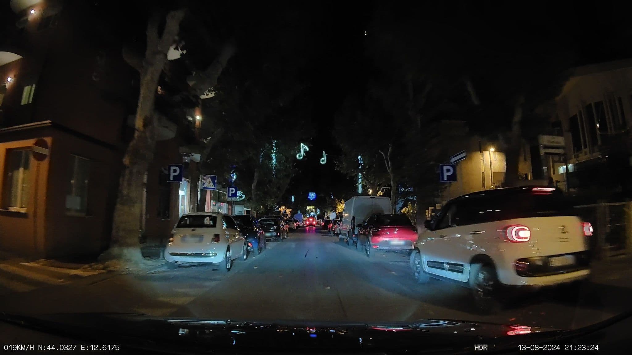 Street view near Welcome Residence, Riccione