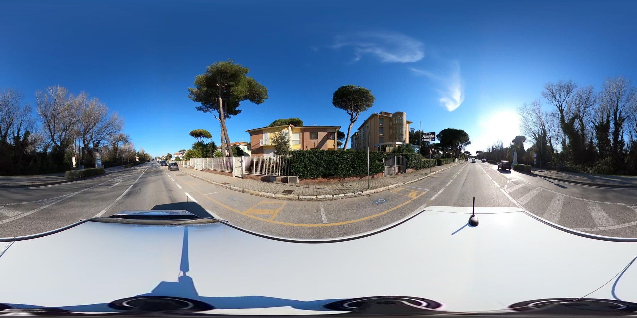 Street view near Hotel Florida, Tirrenia — © momix (CC BY-SA · Mapillary)