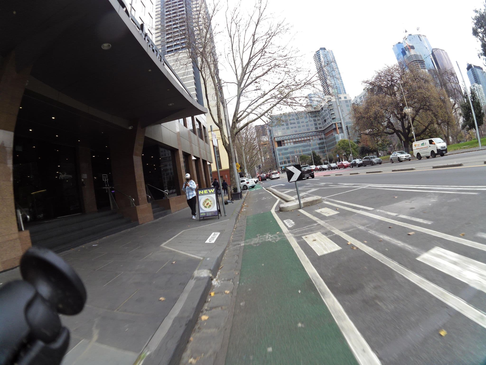 Street view near Radisson On Flagstaff Gardens, West Melbourne — © skillsy (CC BY-SA · Mapillary)
