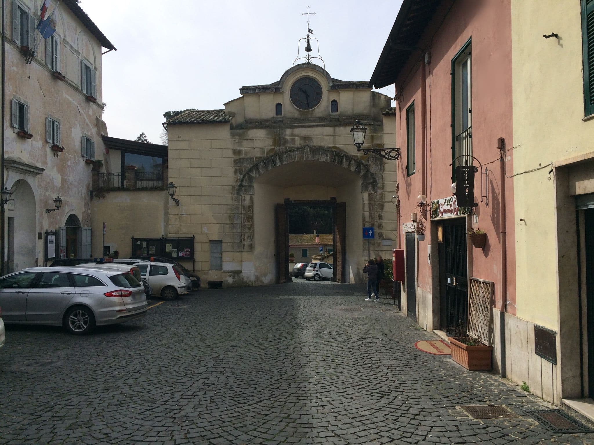 Street view near Domus Angularia, Anguillara Sabazia — © archeorosati (CC BY-SA · Mapillary)