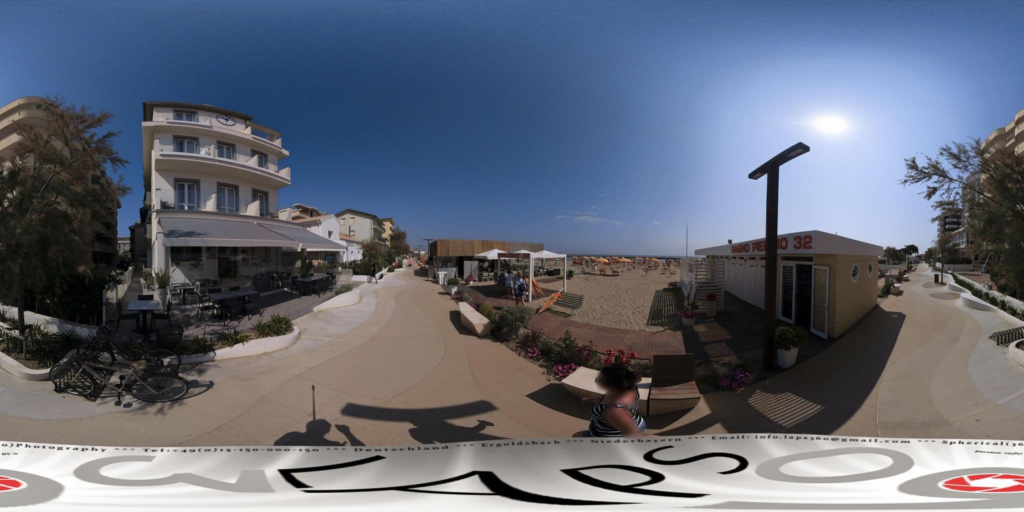 Street view near Hotel Brienz, Bellaria-Igea Marina