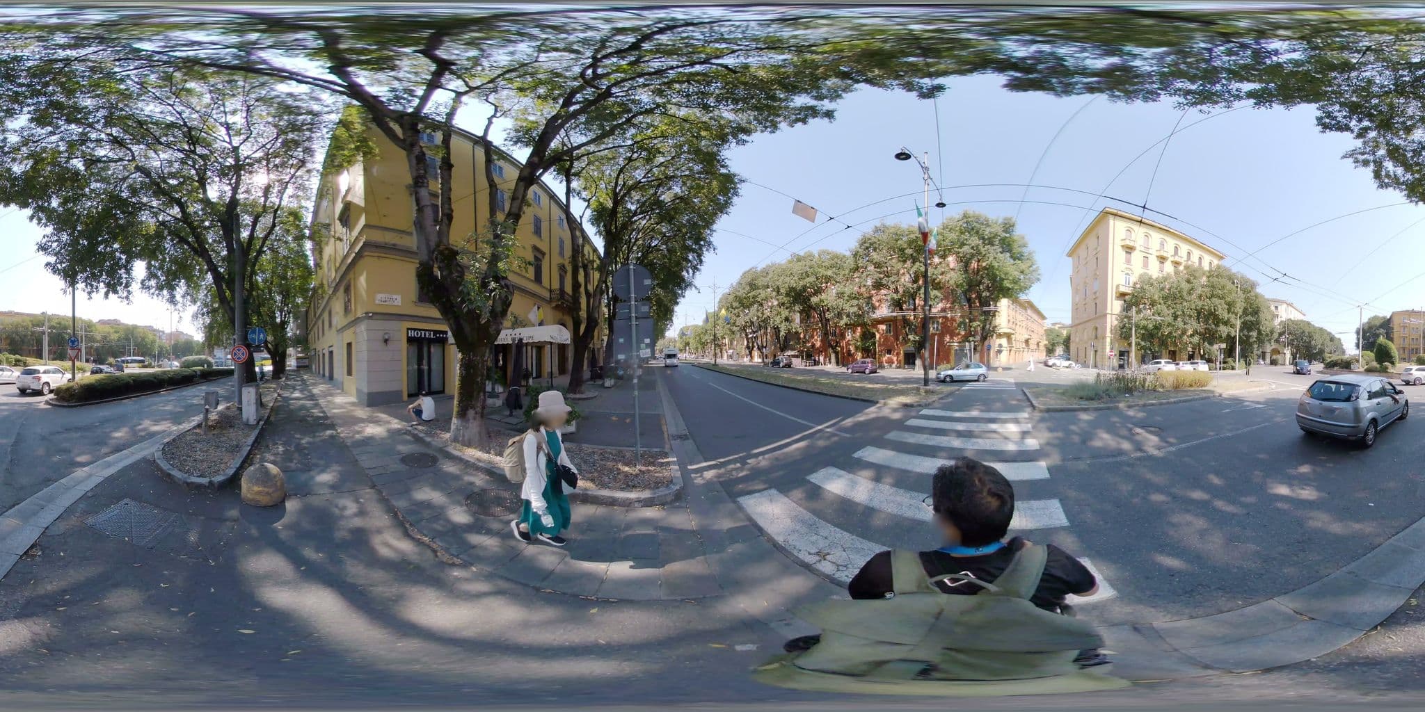 Street view near Hotel Principe, Modena — © mapconcierge (CC BY-SA · Mapillary)