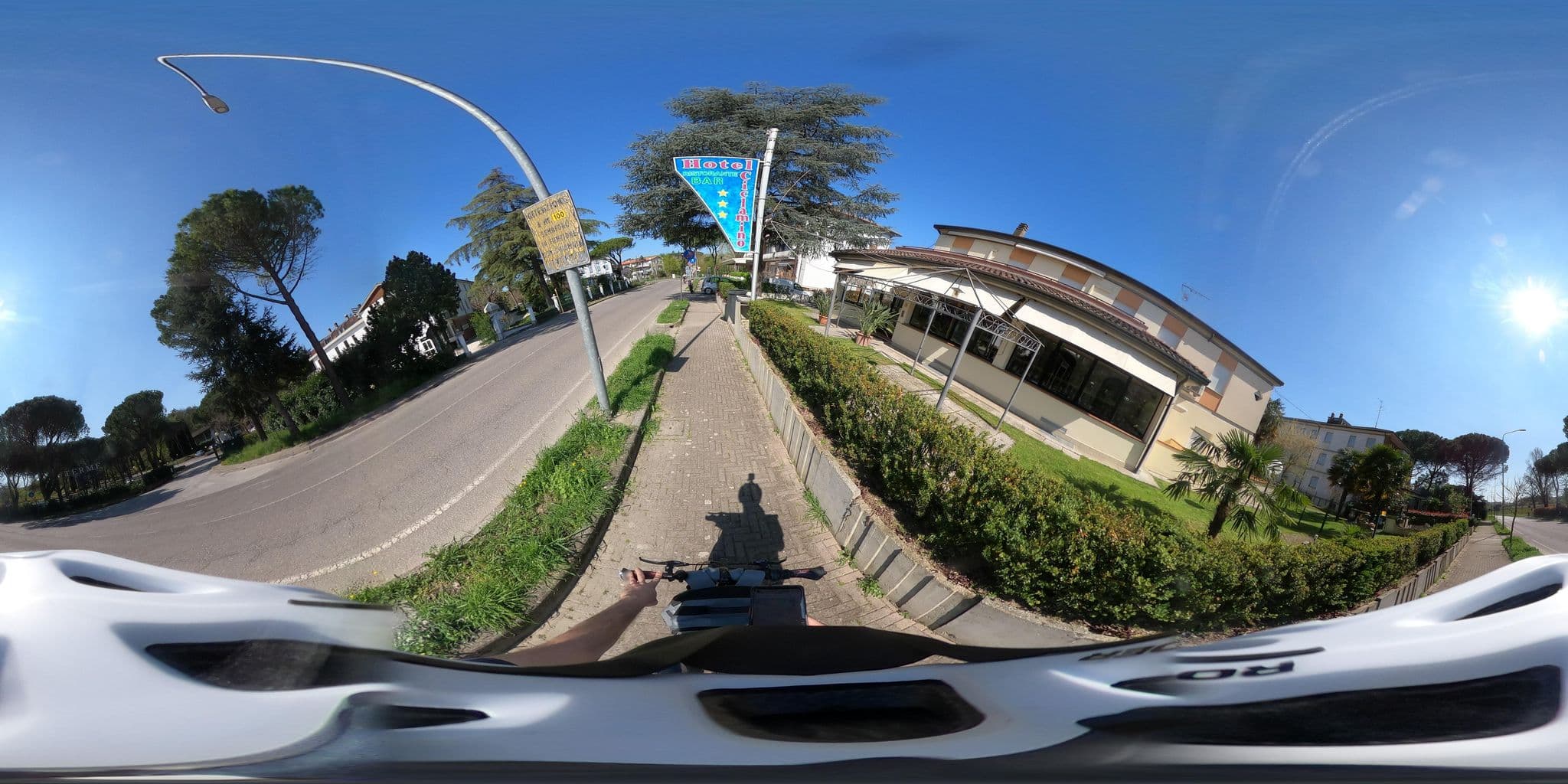 Street view near Hotel Ciclamino, Riolo Terme — © elenadt (CC BY-SA · Mapillary)