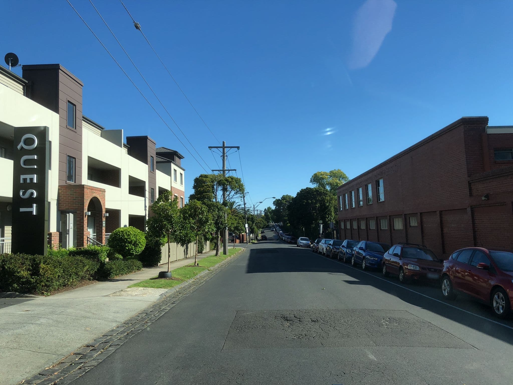 Street view near Quest Moonee Valley, Moonee Ponds — © hakk (CC BY-SA · Mapillary)