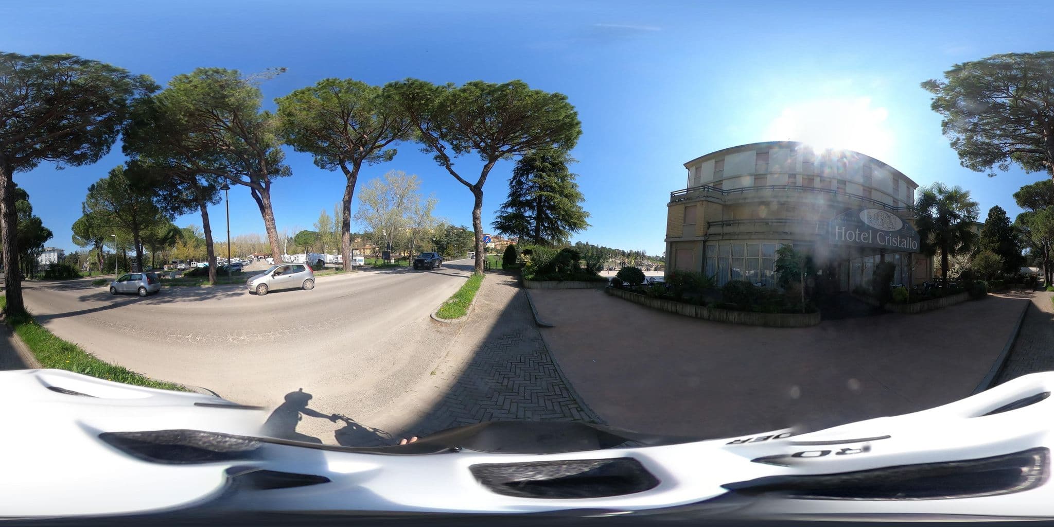 Street view near Hotel Cristallo, Riolo Terme — © elenadt (CC BY-SA · Mapillary)