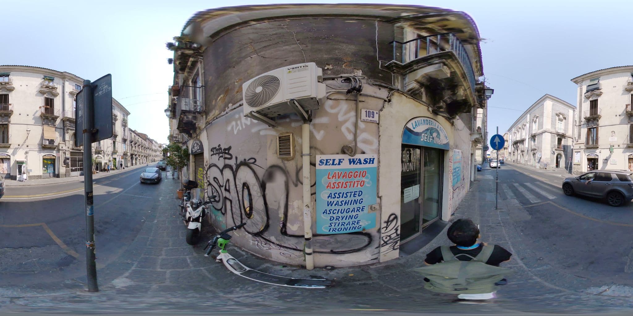 Street view near La Locanda del Centro Storico, Catania