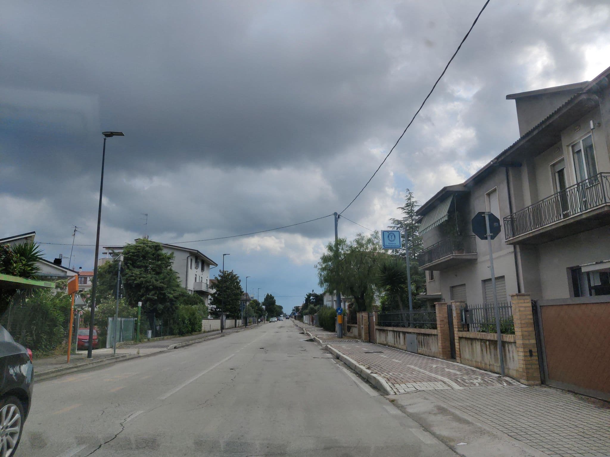 Street view near Villa di Pietro, Sambuceto — © evvemoscia (CC BY-SA · Mapillary)