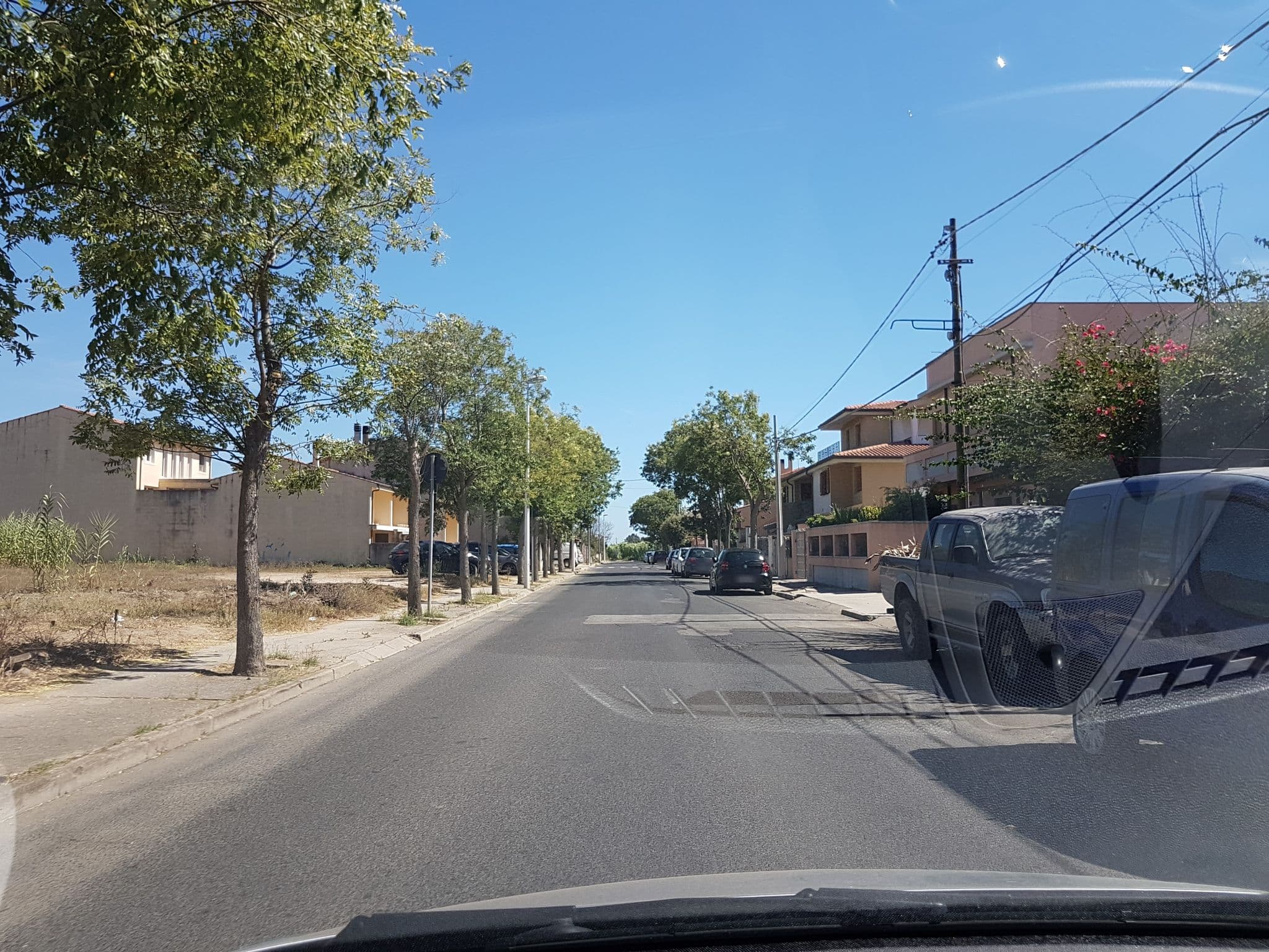 Street view near B&B Holidays, Cabras — © damjang (CC BY-SA · Mapillary)