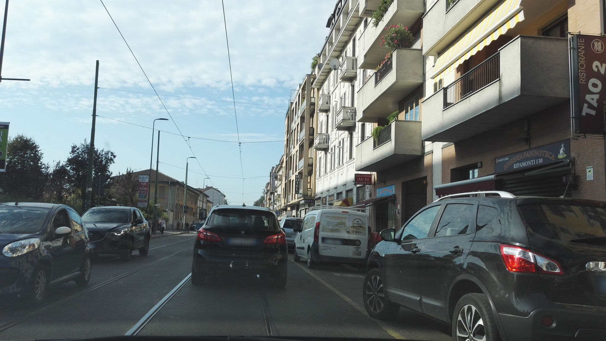 Street view near Villino Milano, Milan