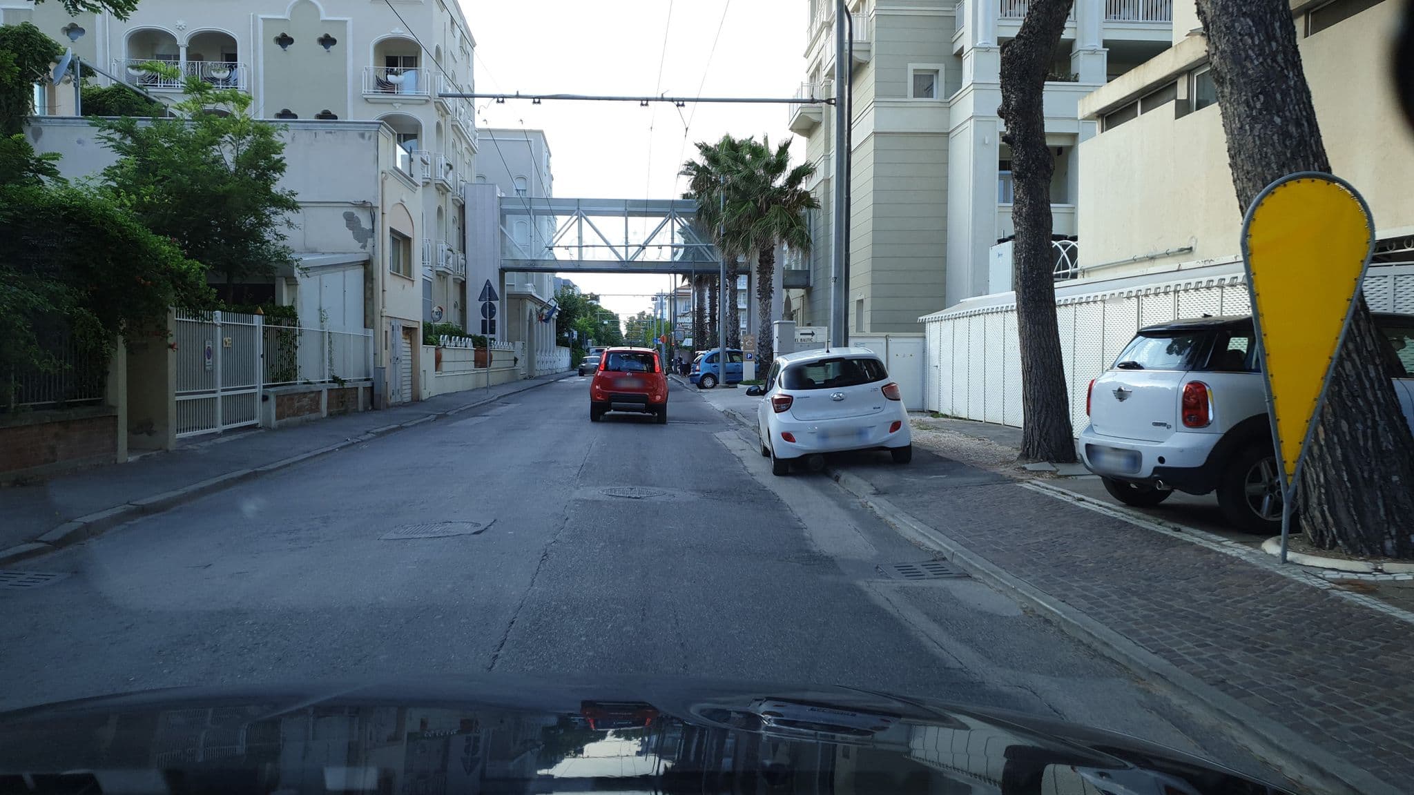Street view near Baltic, Riccione