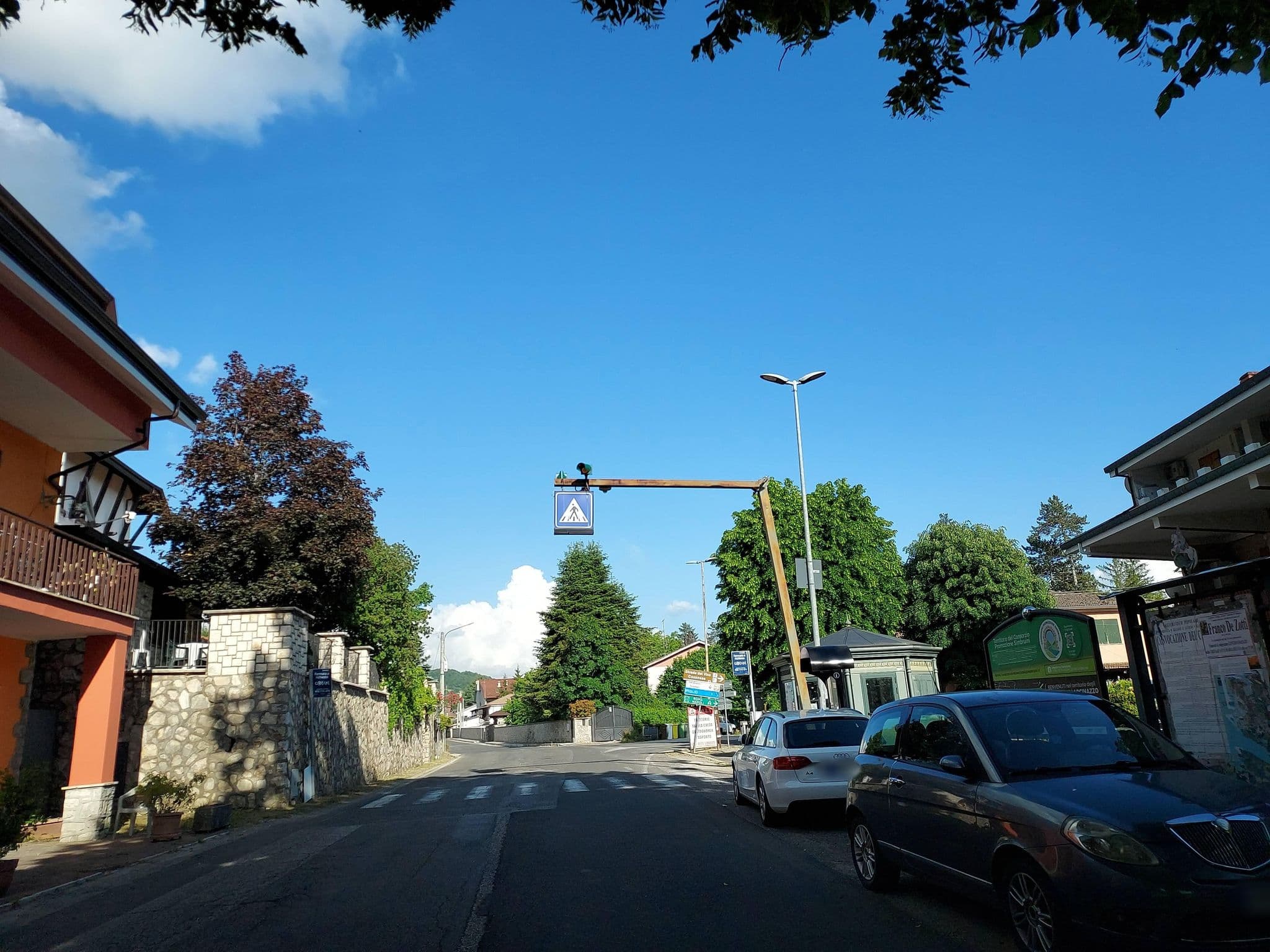 Street view near Hotel San Giorgio, Piglio — © odiug (CC BY-SA · Mapillary)