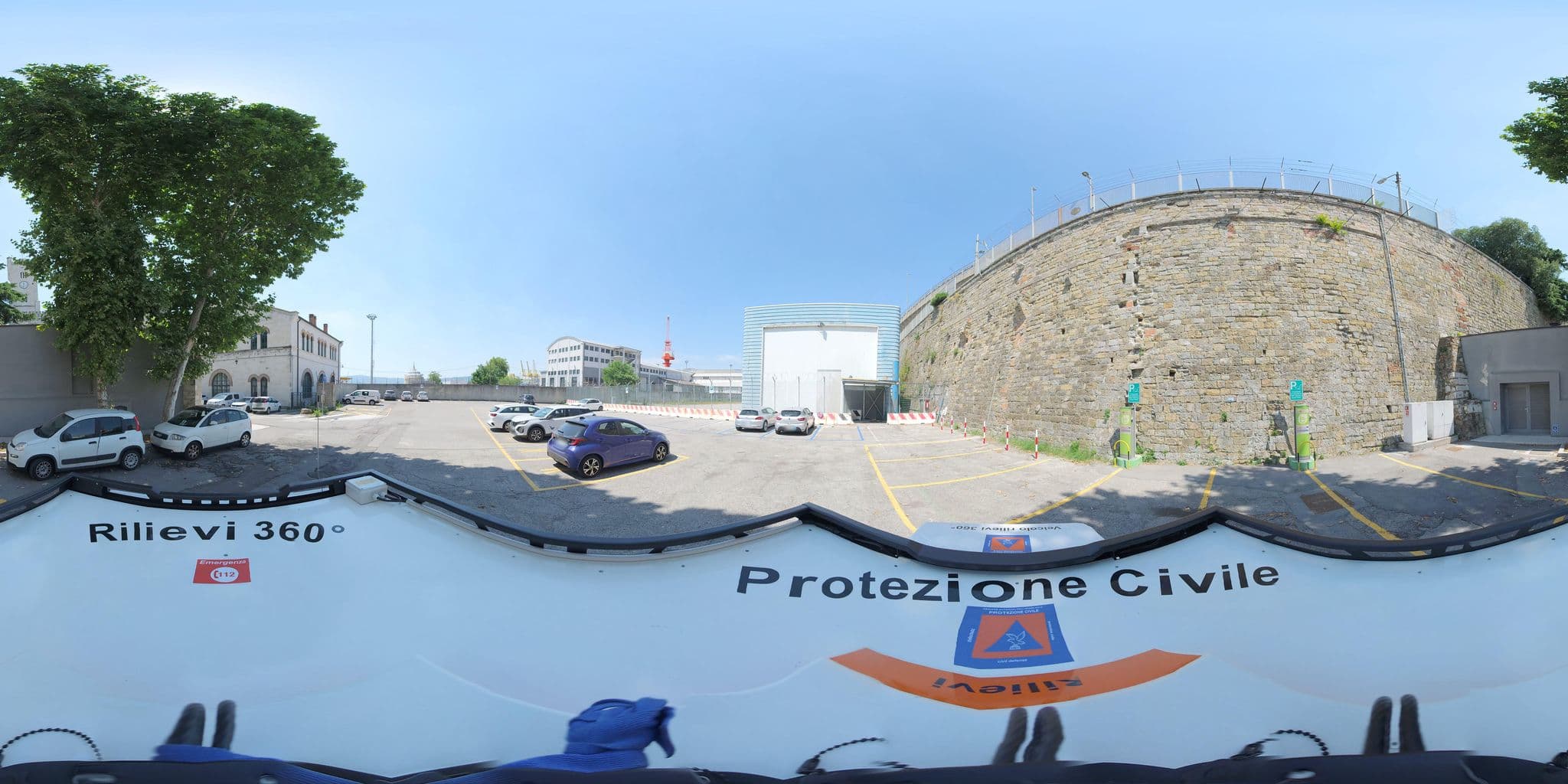 Street view near Park Camper “Von Bruck”, Trieste — © Protezione_Civile_FVG_Rilievi (CC BY-SA · Mapillary)