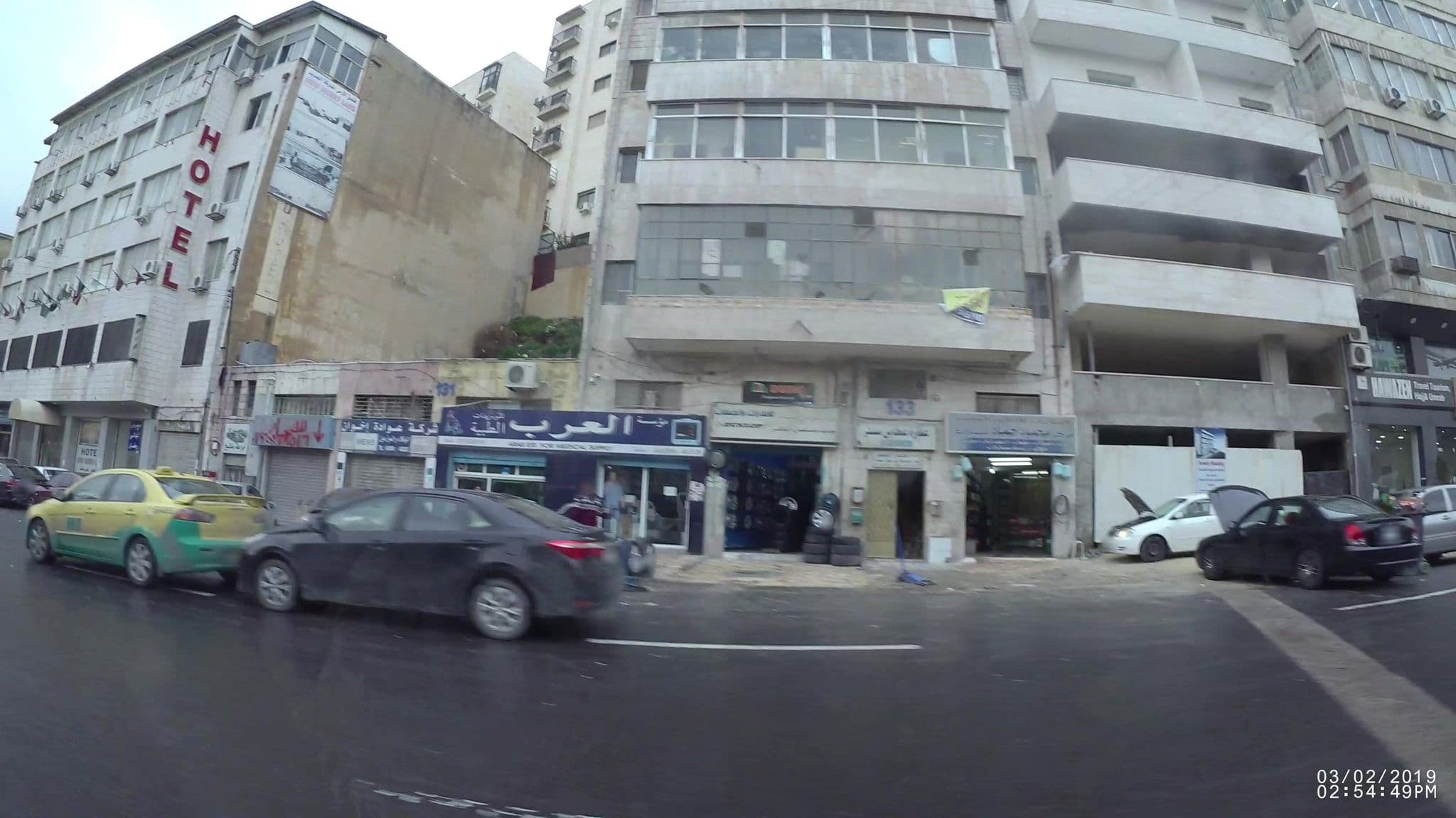 Street view near Merryland Hotel, Amman — © kaart_1 (CC BY-SA · Mapillary)