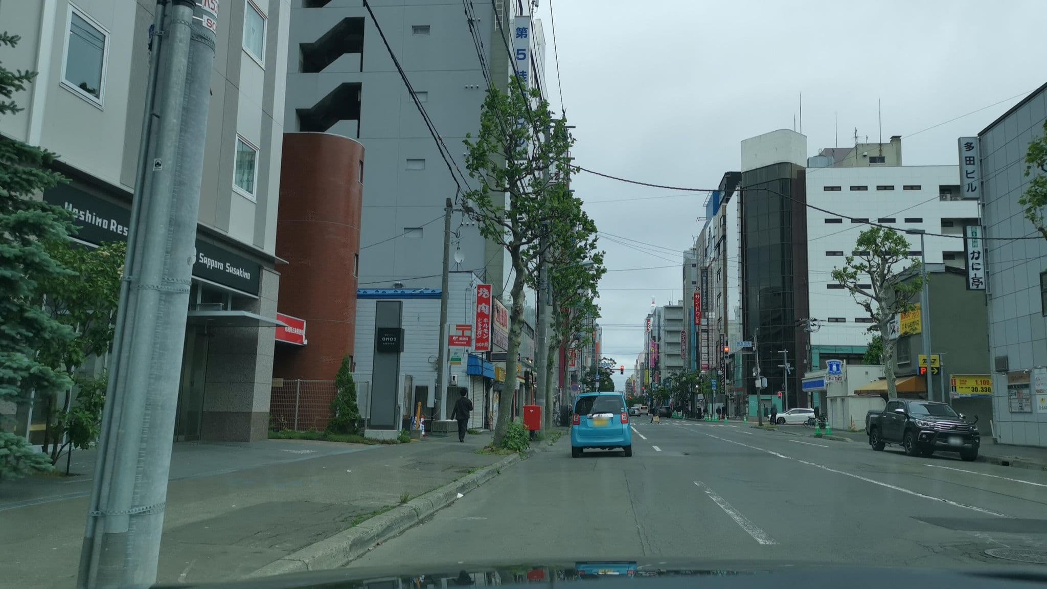 Street view near OMO3札幌すすきの, Sapporo — © watalucky (CC BY-SA · Mapillary)