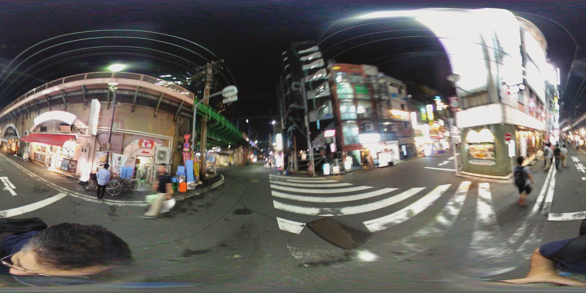 Street view near Anshin Oyado Shimbash, Shinbashi — © jmmapiranger (CC BY-SA · Mapillary)