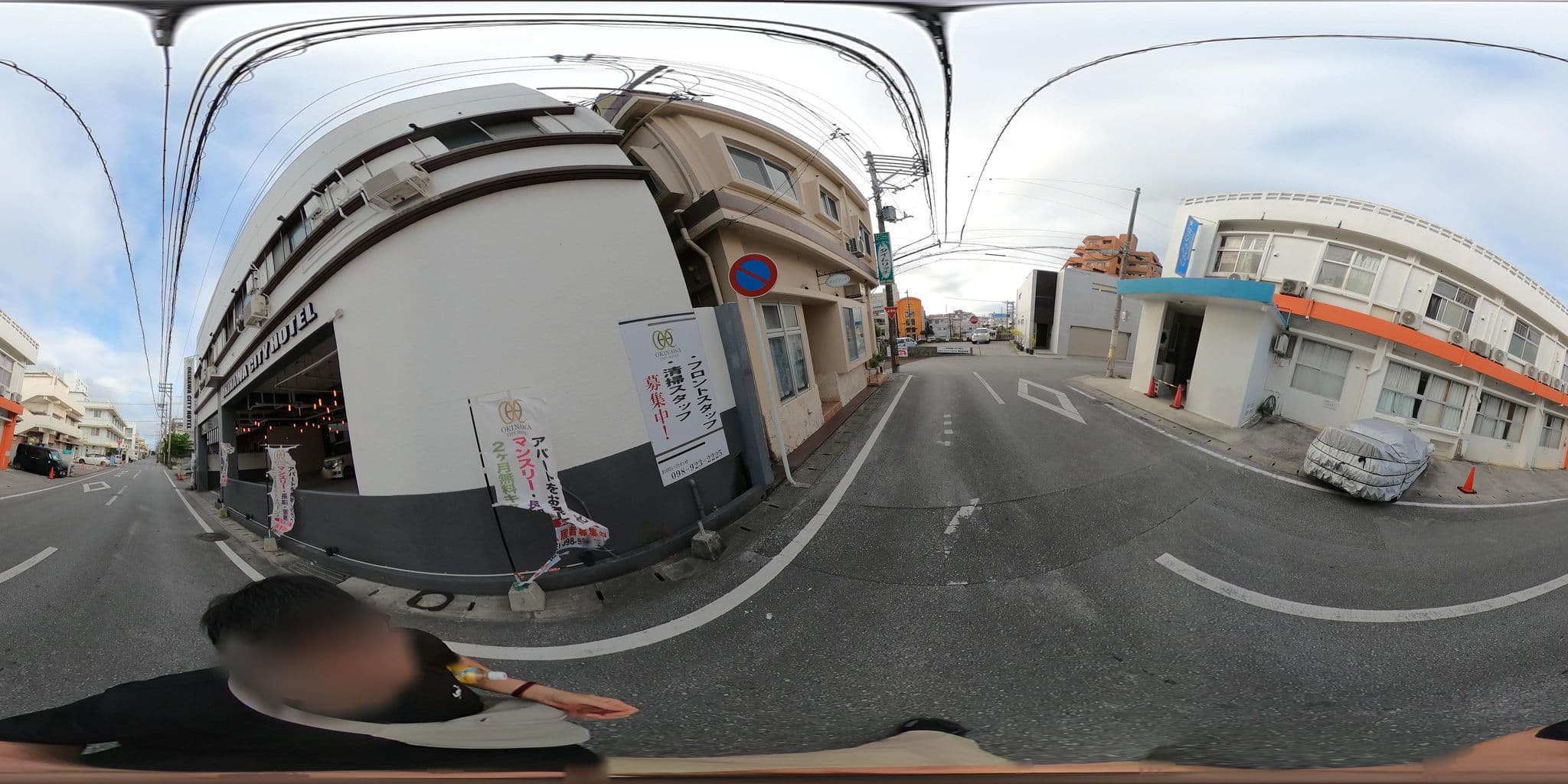 Street view near Okinawa City Hotel, Okinawa — © otkzh (CC BY-SA · Mapillary)