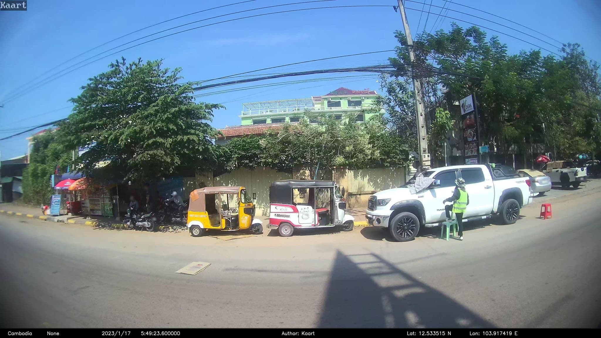 Street view near Pursat Guesthouse , Pursat — © kaart_2 (CC BY-SA · Mapillary)