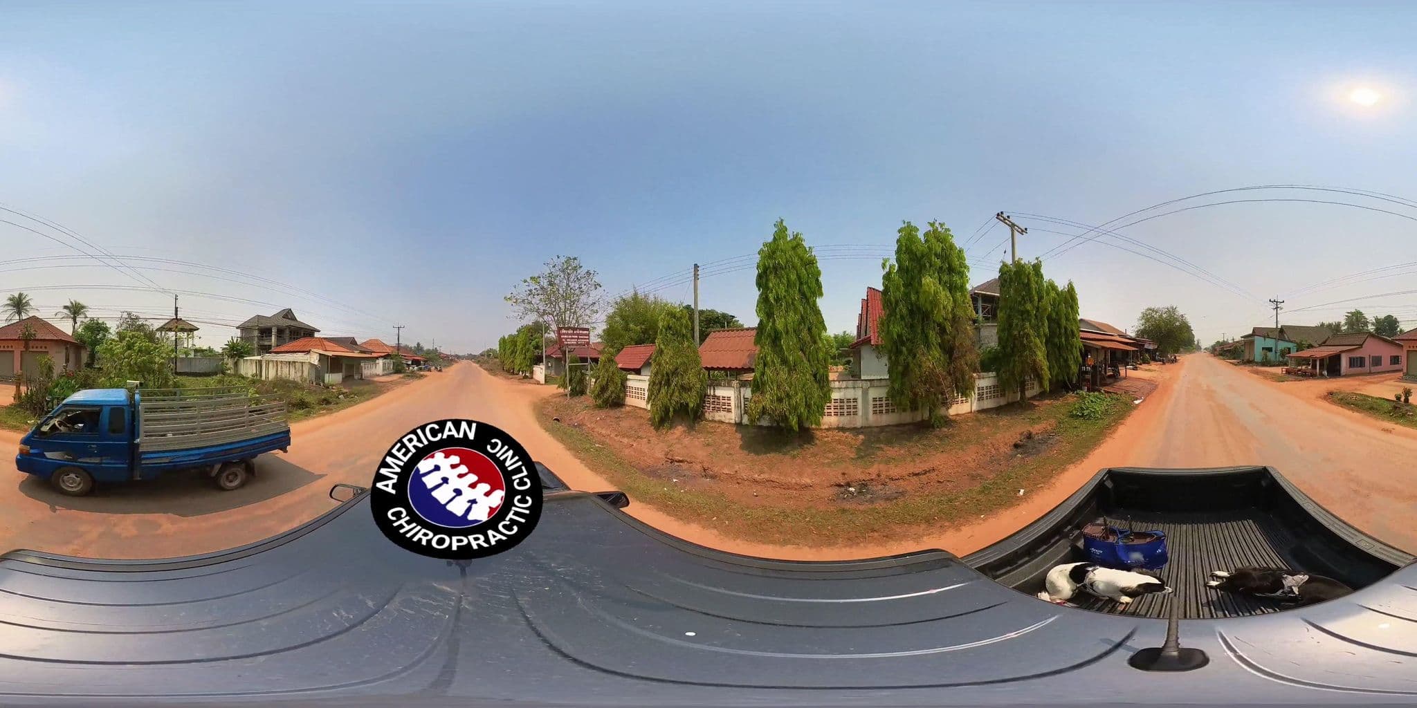 Street view near Maniamphone Guesthouse, Muang Phôn-Hông — © DrLogan (CC BY-SA · Mapillary)