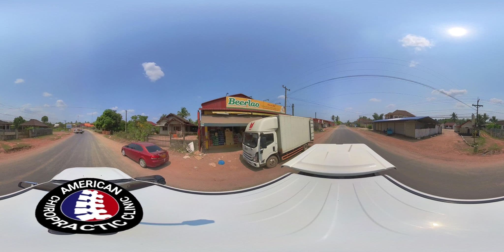 Street view near Somchai Guesthouse, Muang Phôn-Hông — © DrLogan (CC BY-SA · Mapillary)