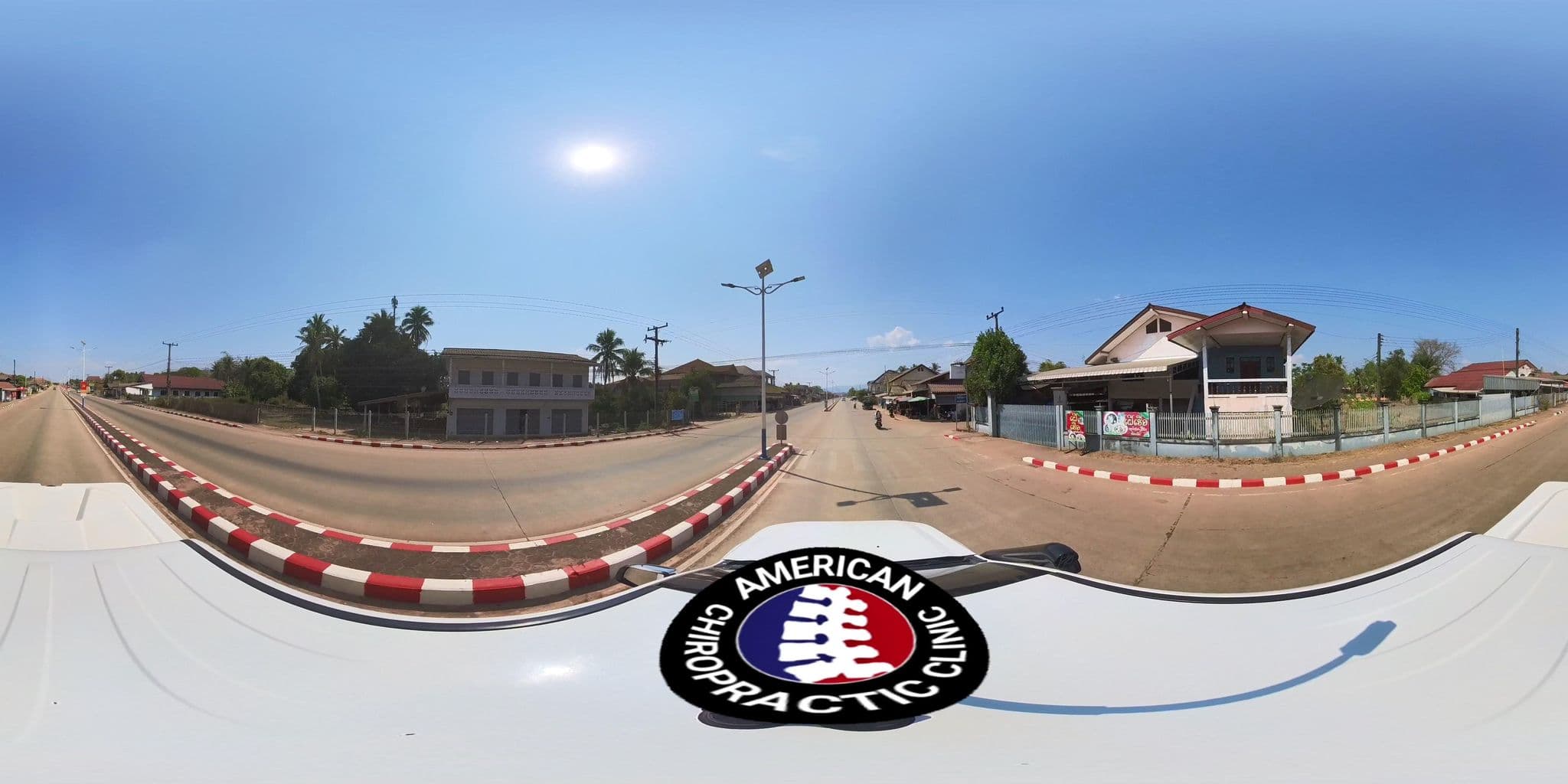 Street view near Soud Jai Guesthouse, Muang Phôn-Hông — © DrLogan (CC BY-SA · Mapillary)