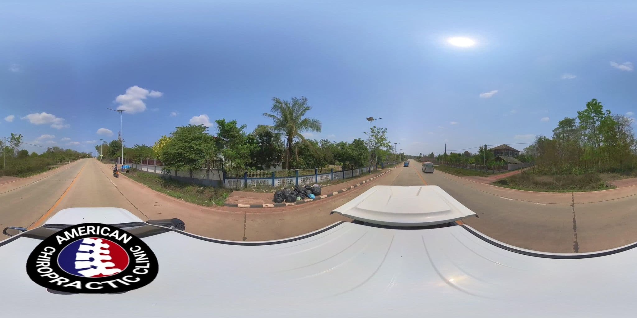 Street view near Soulaty Guesthouse, Muang Phôn-Hông — © DrLogan (CC BY-SA · Mapillary)