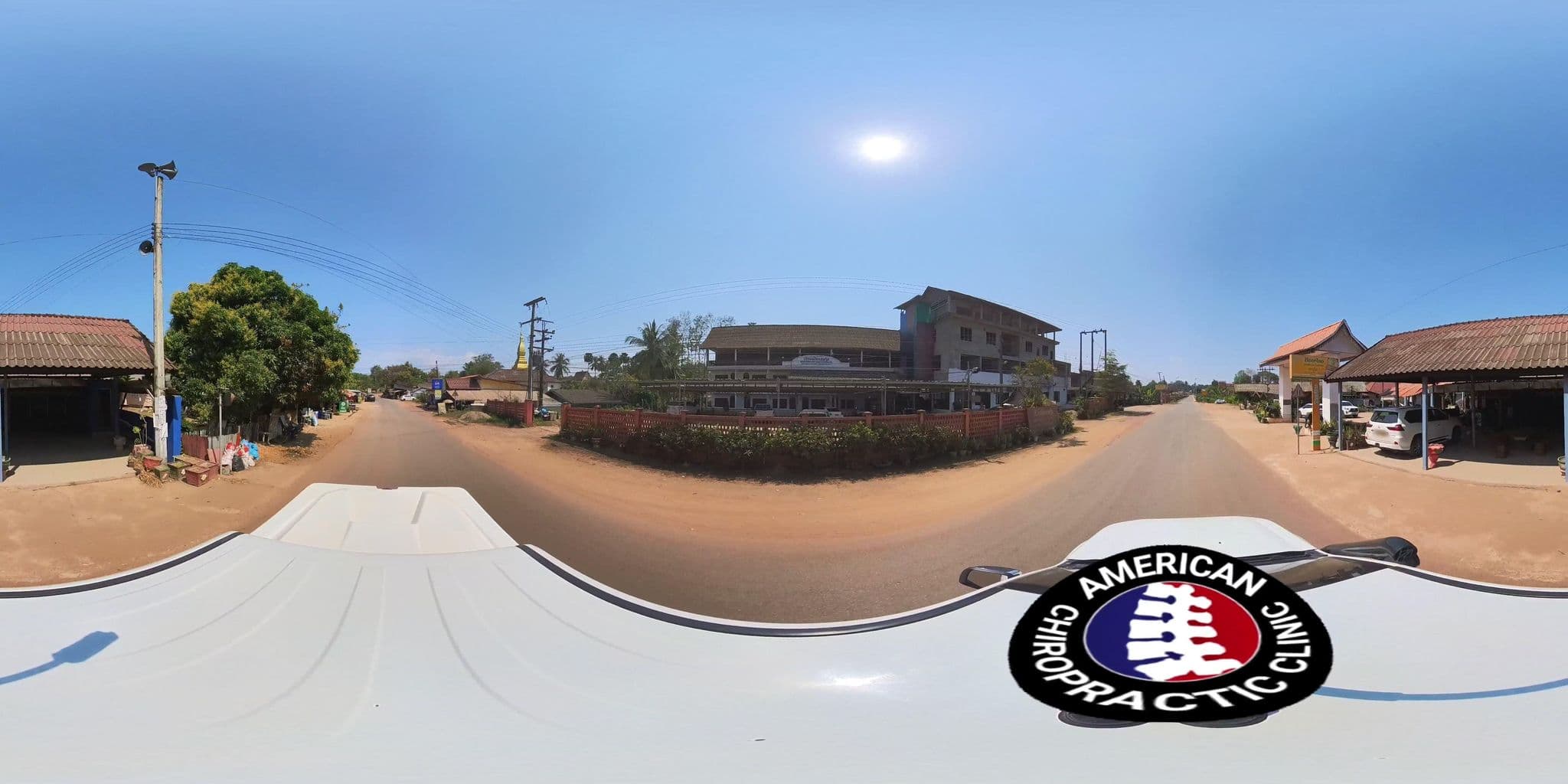 Street view near Kongmeung Guesthouse, Muang Phôn-Hông — © DrLogan (CC BY-SA · Mapillary)