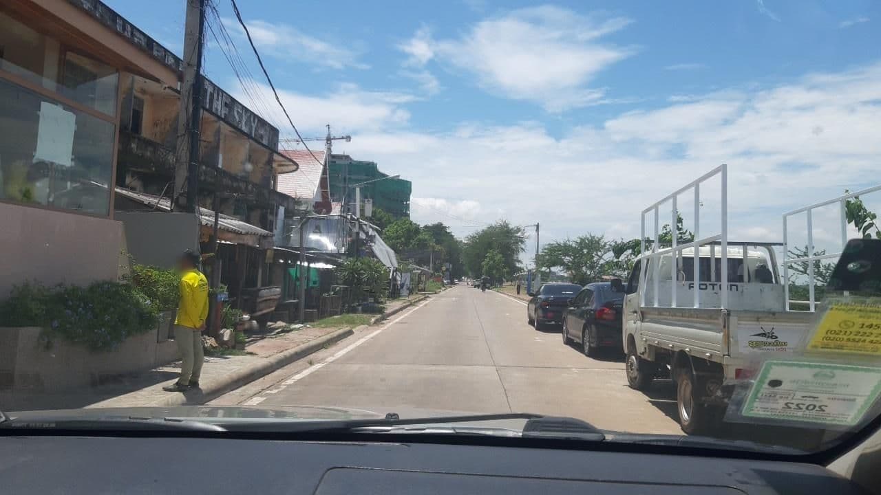 Street view near La Seine Hotel, Vientiane