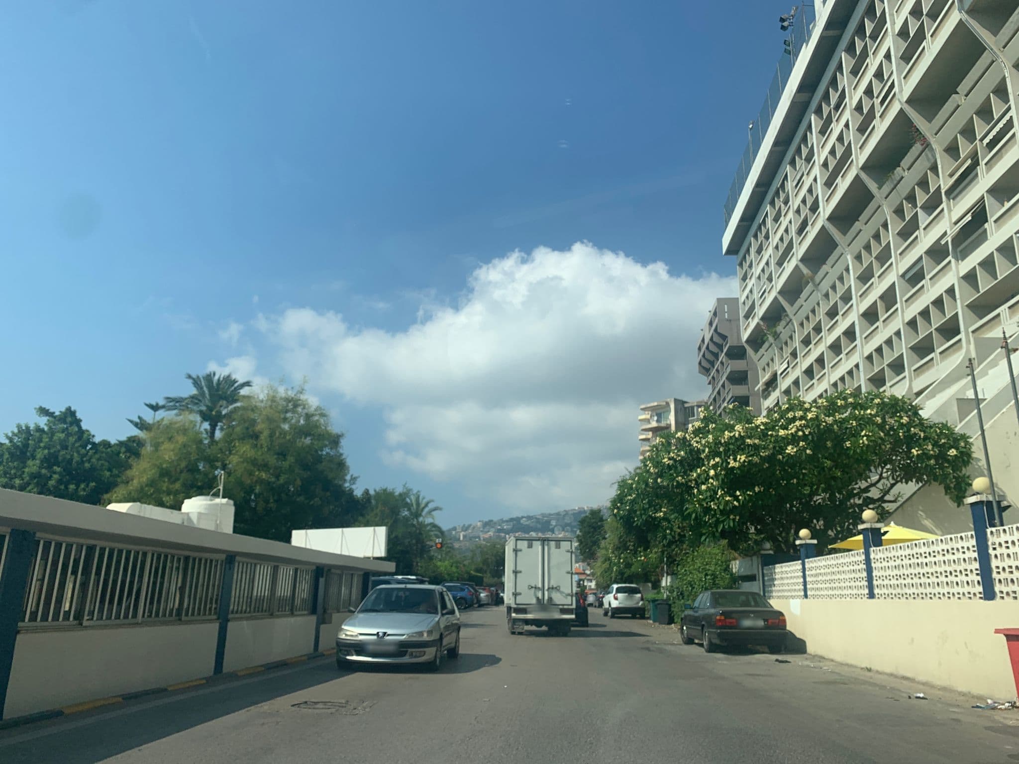 Street view near Blue Beach, Jounieh — © ziadg (CC BY-SA · Mapillary)