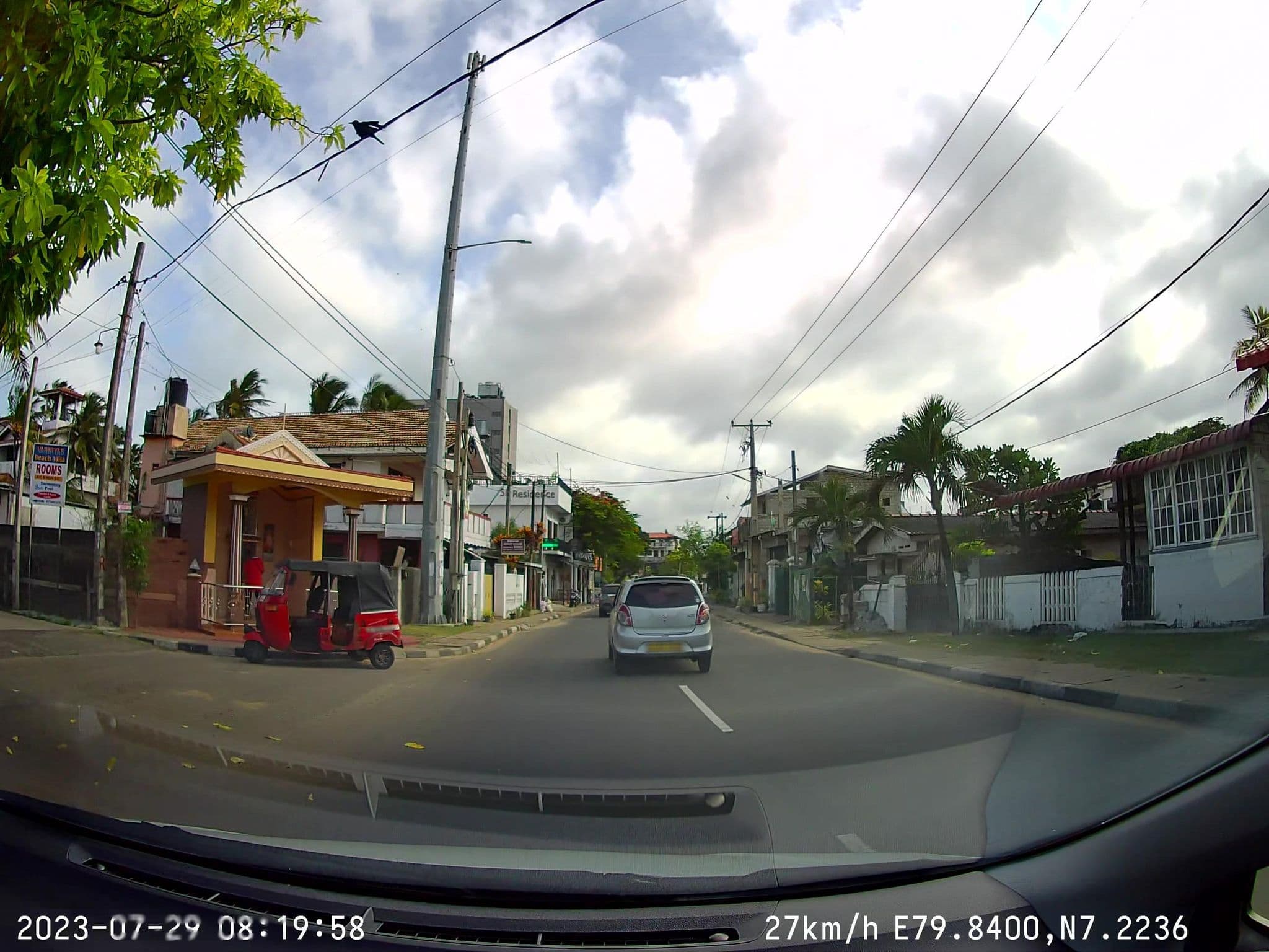 Street view near Rebeka Guest House, Negombo