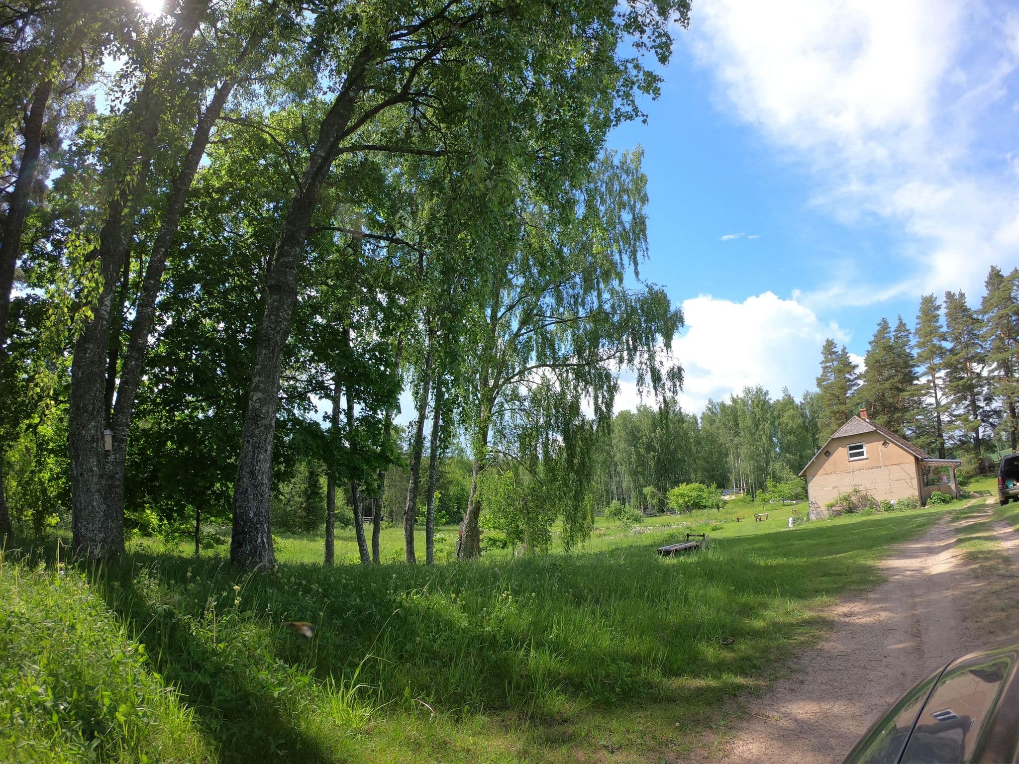 Street view near Saules, Sabile — © richlv (CC BY-SA · Mapillary)