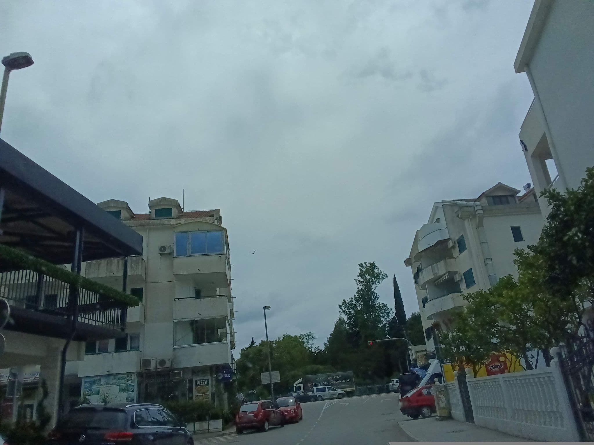 Street view near Lyon Apartments, Budva