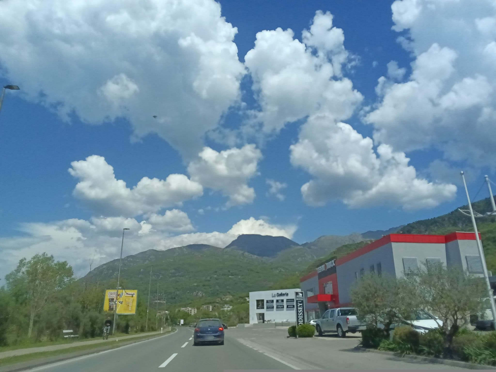 Street view near Odyssey, Budva
