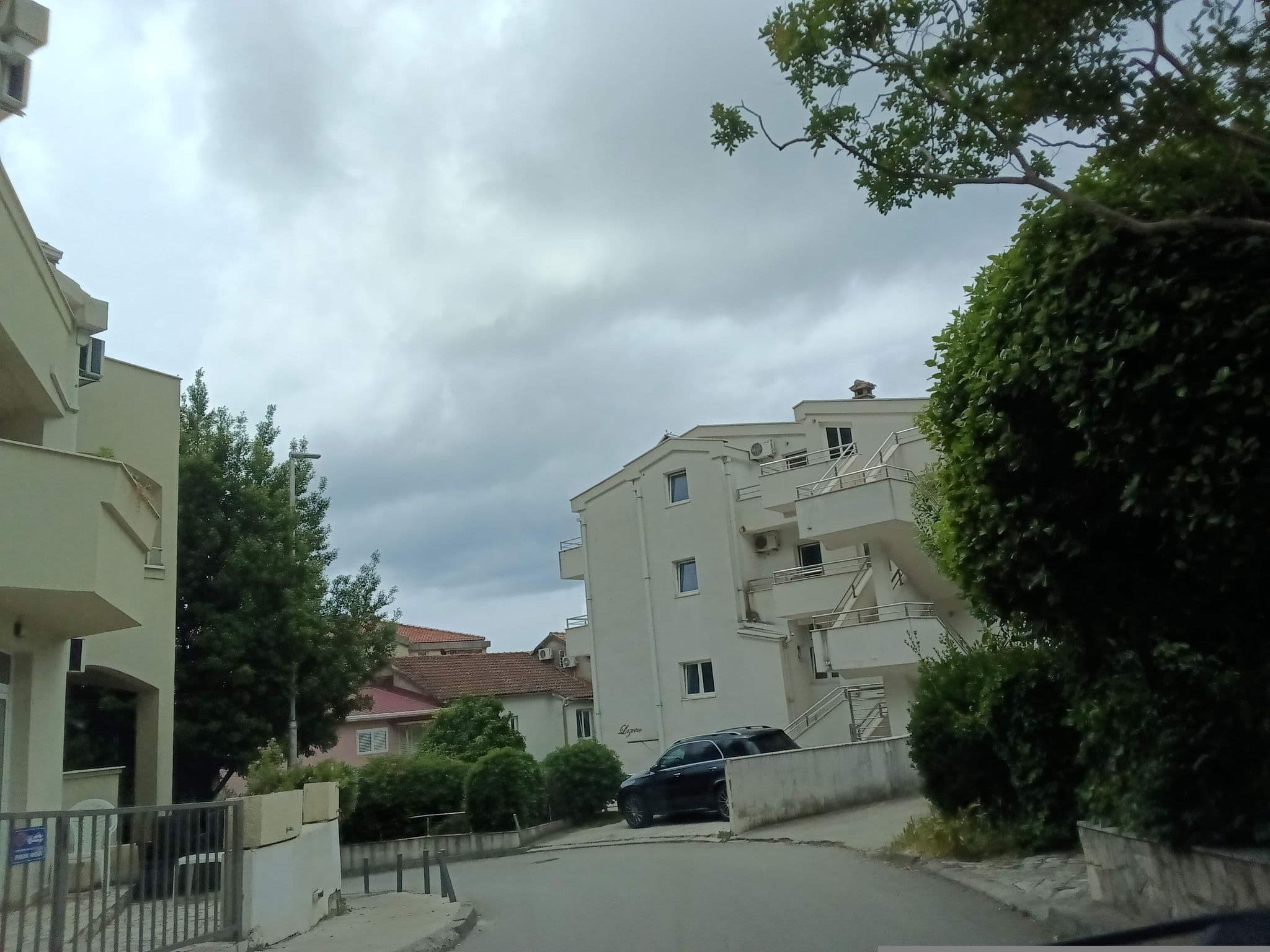 Street view near villa Lazovič, Budva