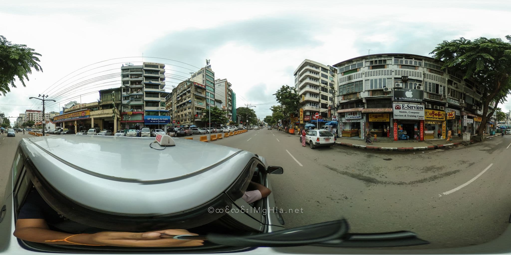 Street view near Grand United, Botataung — © mghla (CC BY-SA · Mapillary)