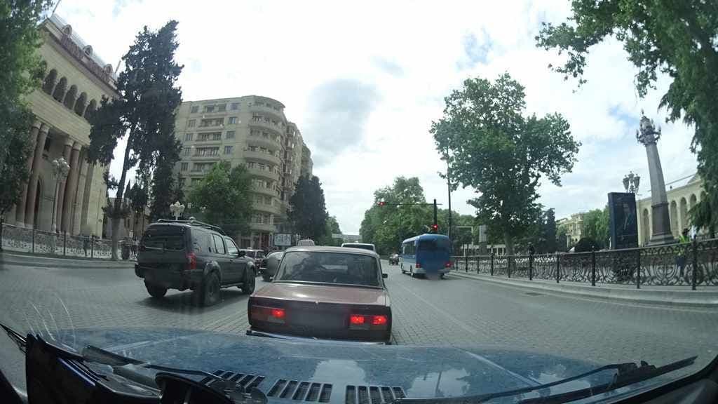 Street view near Ganja Hotel, Ganja — © adoculos (CC BY-SA · Mapillary)
