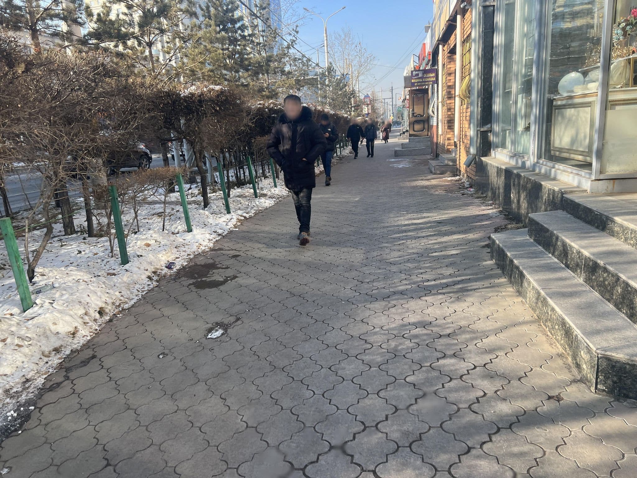 Street view near FOUR SEASON guest house, Ulan Bator