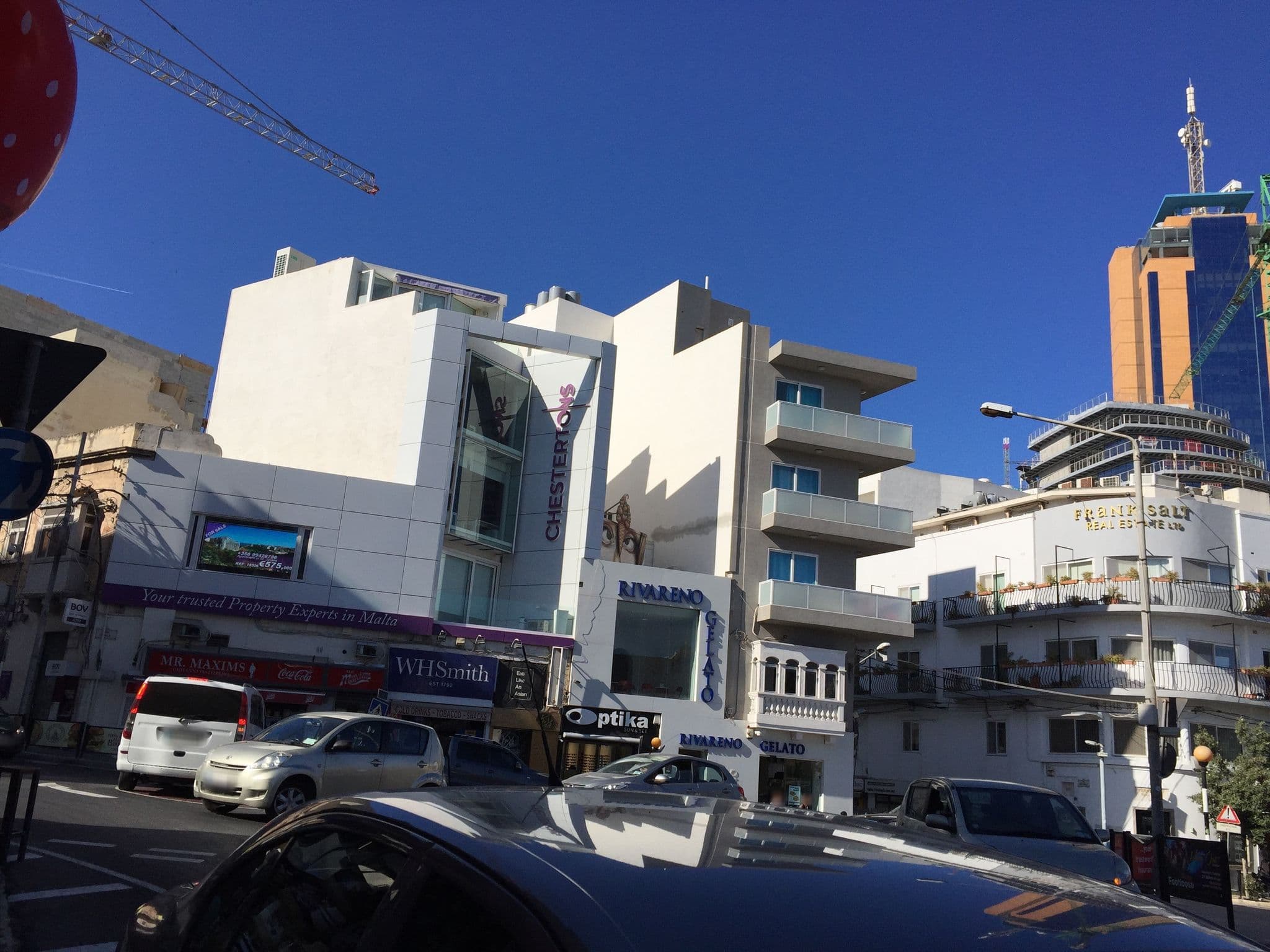 Street view near Marco Polo Hostel, San Ġiljan — © richlv (CC BY-SA · Mapillary)