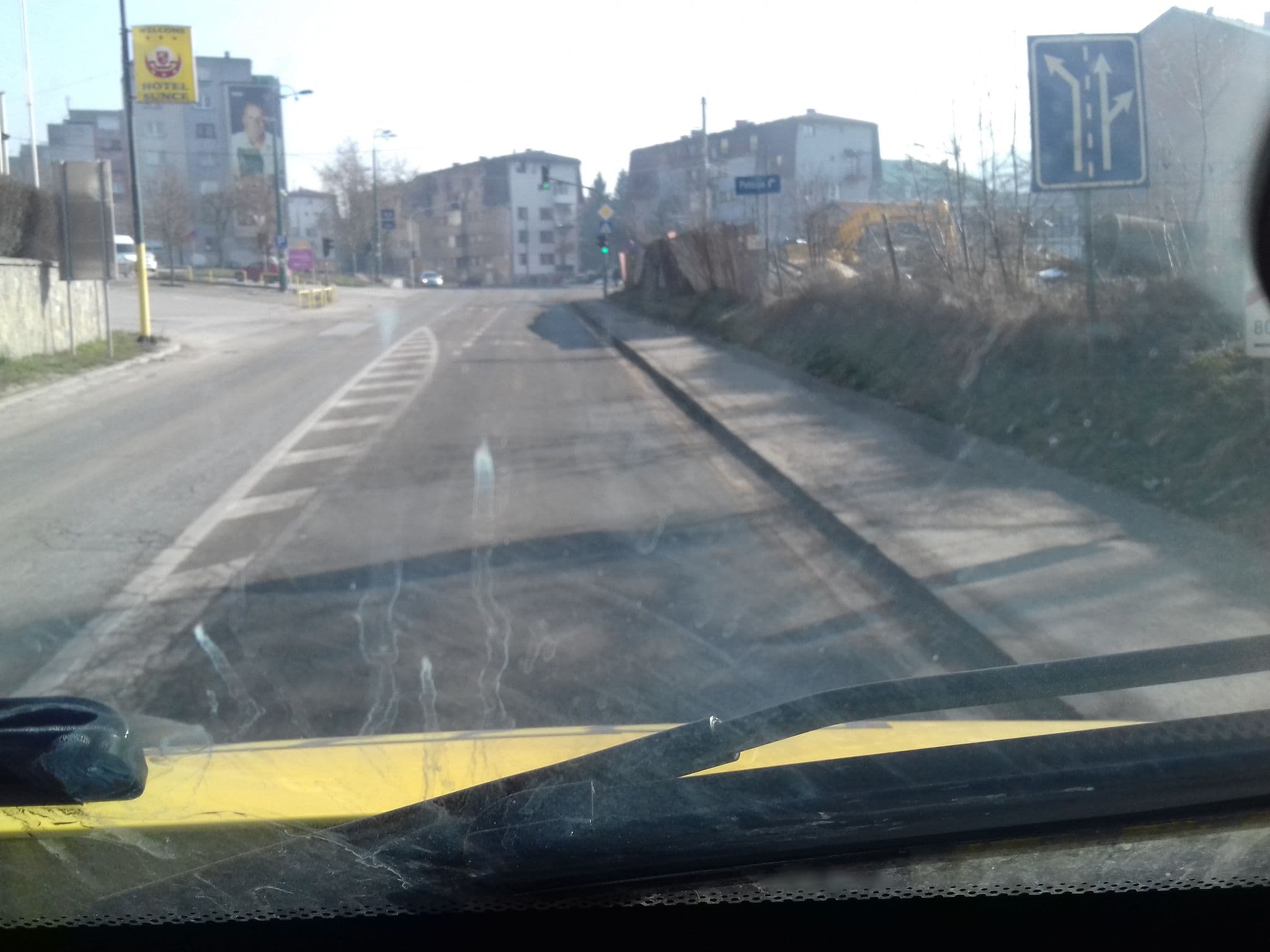 Street view near Hotel Sunce, Vogošća — © mcbih1 (CC BY-SA · Mapillary)