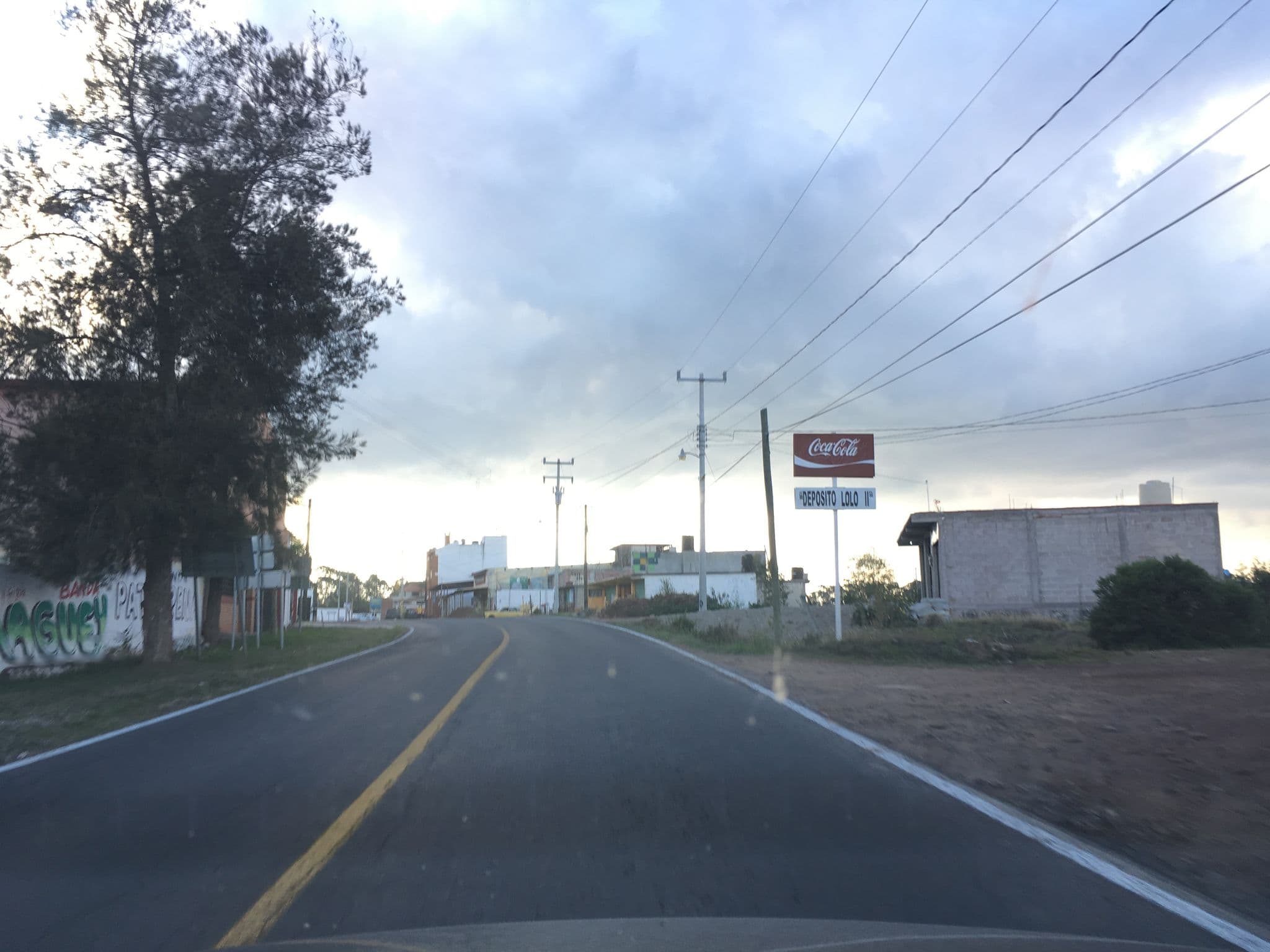 Street view near Hotel Tres Flores, San José Ocotillos — © nicovargas (CC BY-SA · Mapillary)