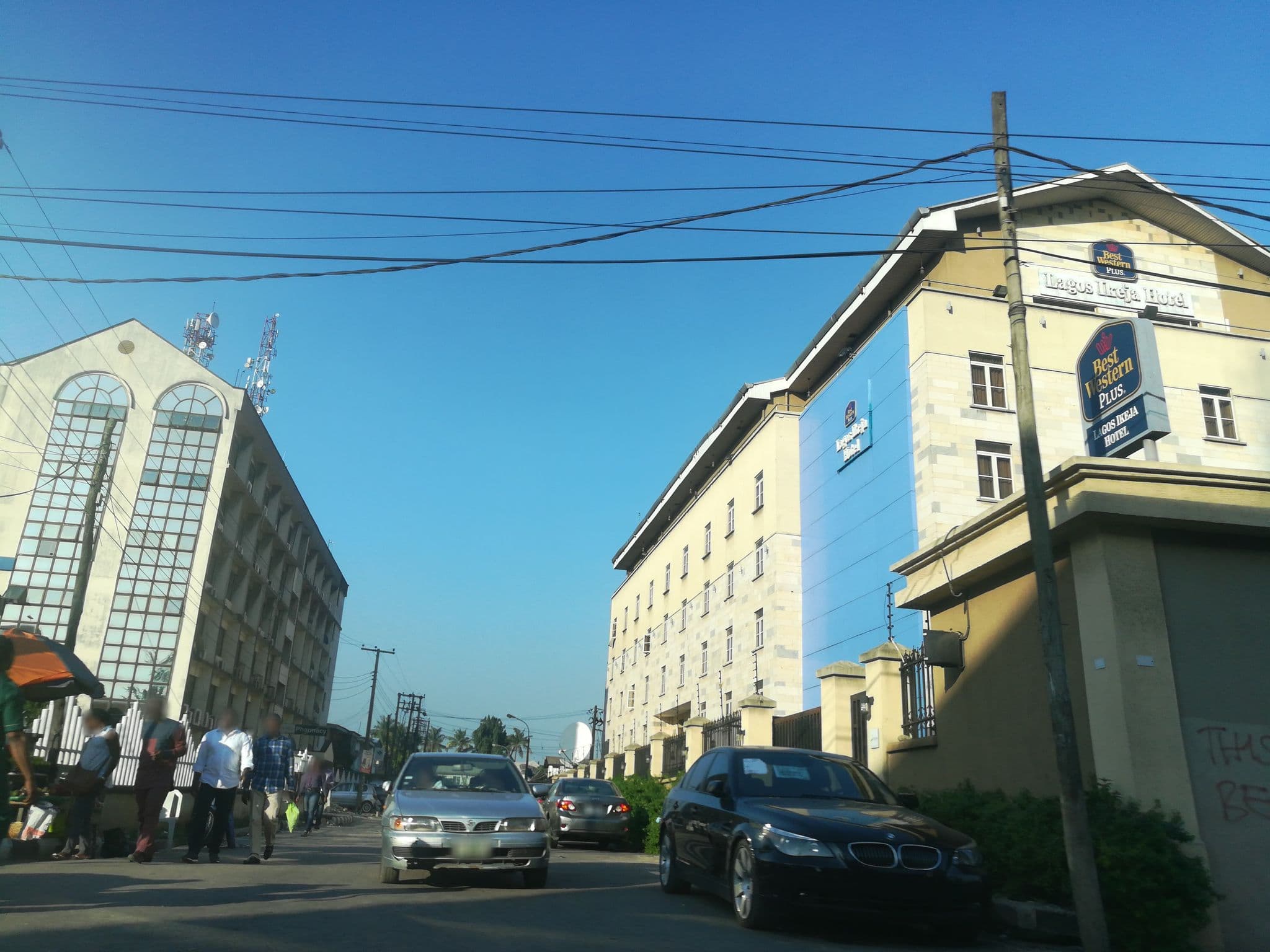 Street view near Best Western Plus Lagos Ikeja Hotel, Ikeja — © ralebipim (CC BY-SA · Mapillary)