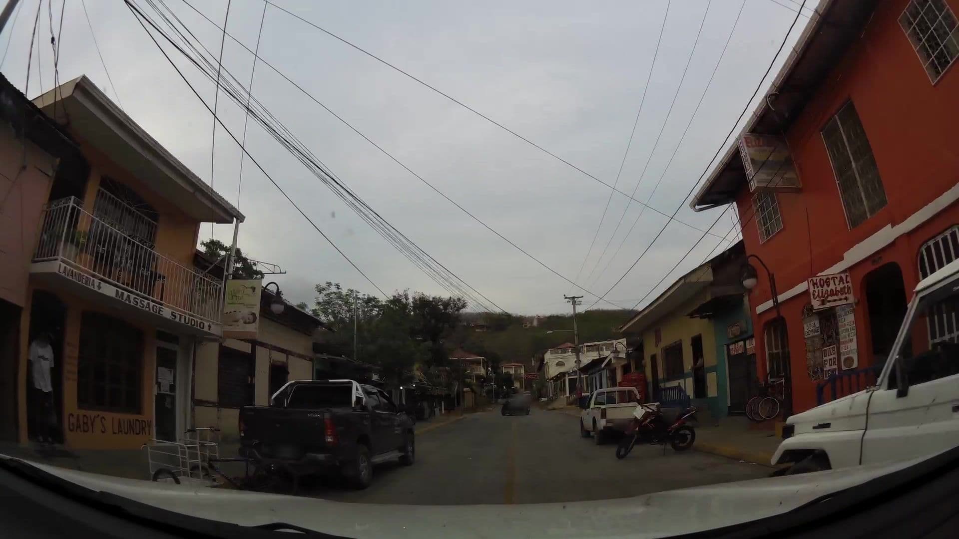 Street view near Hostal Elizabeth, San Juan del Sur