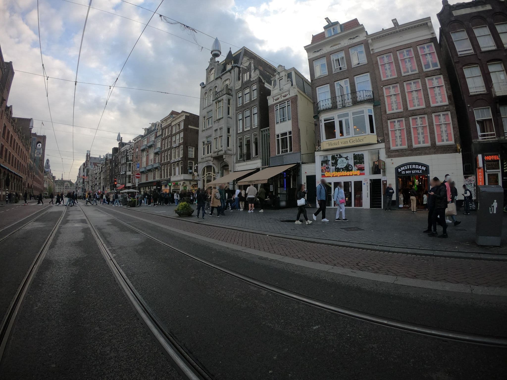Street view near De Oranje Tulp, Amsterdam