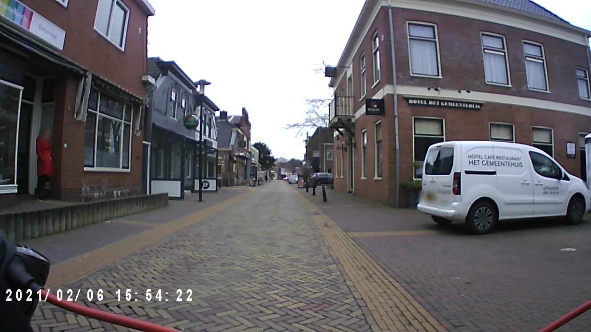 Street view near Hotel Het Gemeentehuis, Uithuizen — © ezinge (CC BY-SA · Mapillary)
