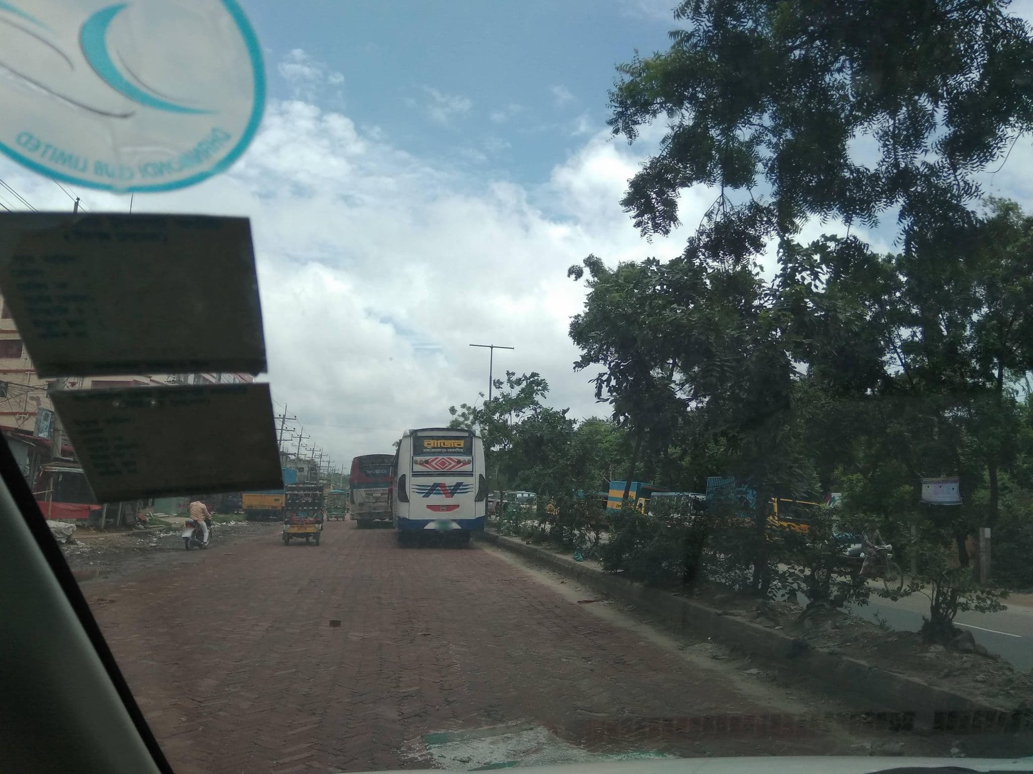 Street view near Rahim Palace রহিম প্যালেস, Sakhipur — © SamsulArafin (CC BY-SA · Mapillary)