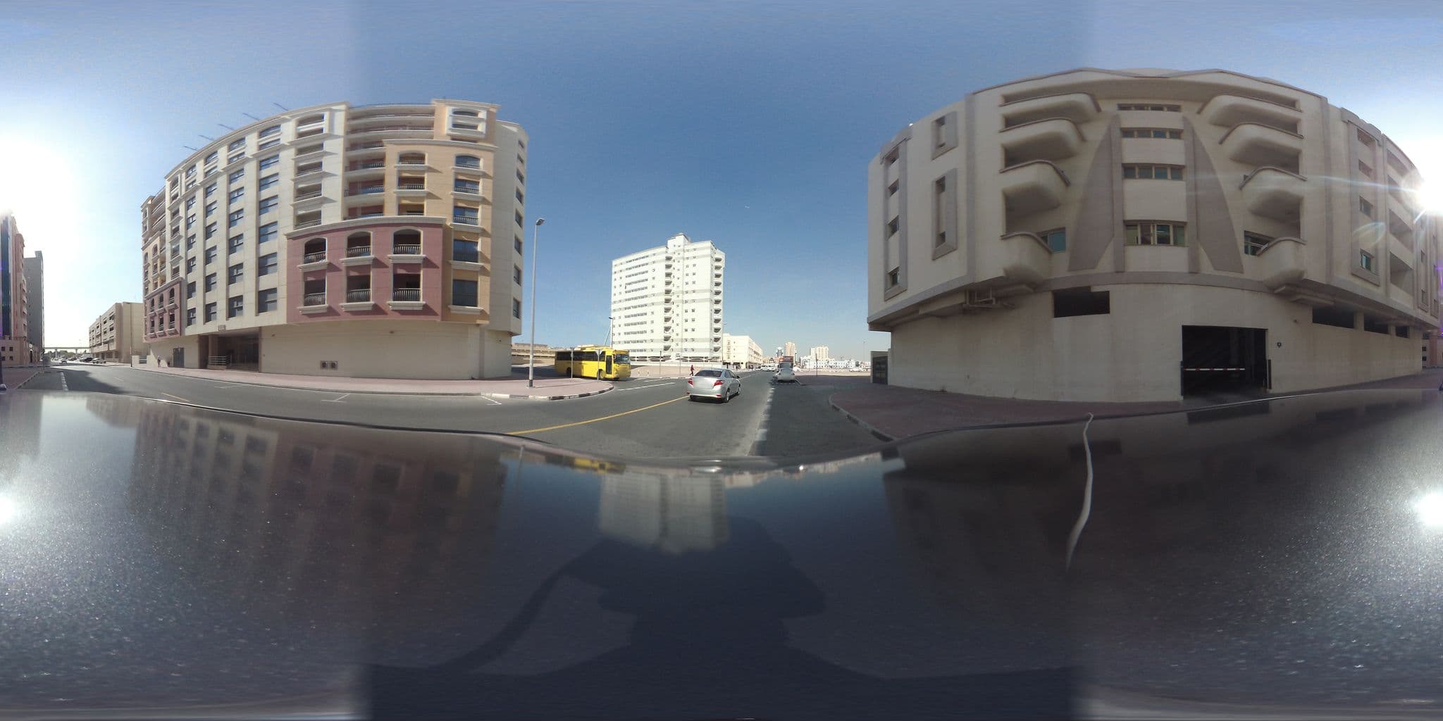 Street view near dha talal hostel, Al Qusais 1 — © wassaf (CC BY-SA · Mapillary)