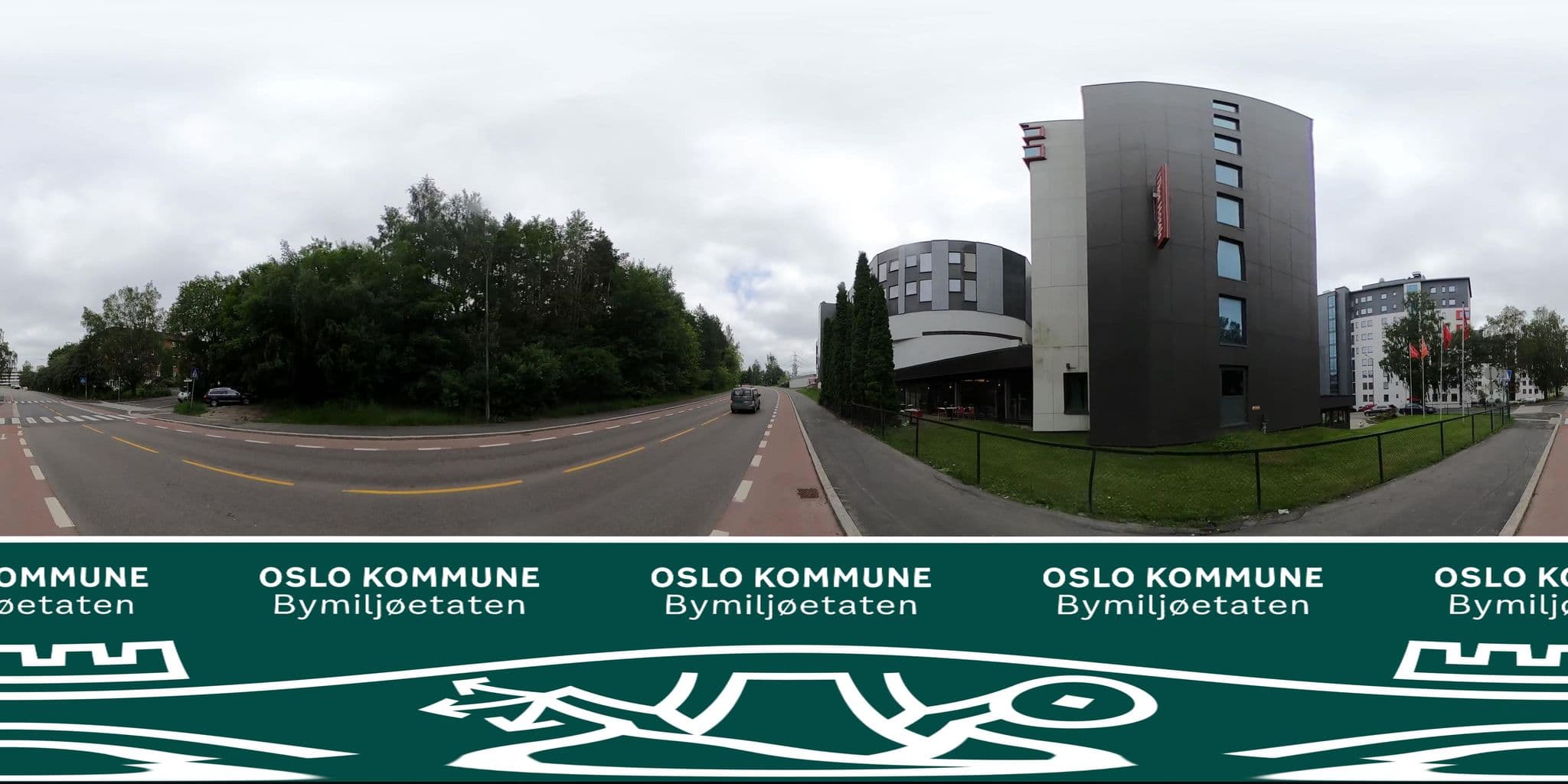 Street view near Thon Hotell Linne, Frydenberg — © BYM_OlaJuulHolm (CC BY-SA · Mapillary)