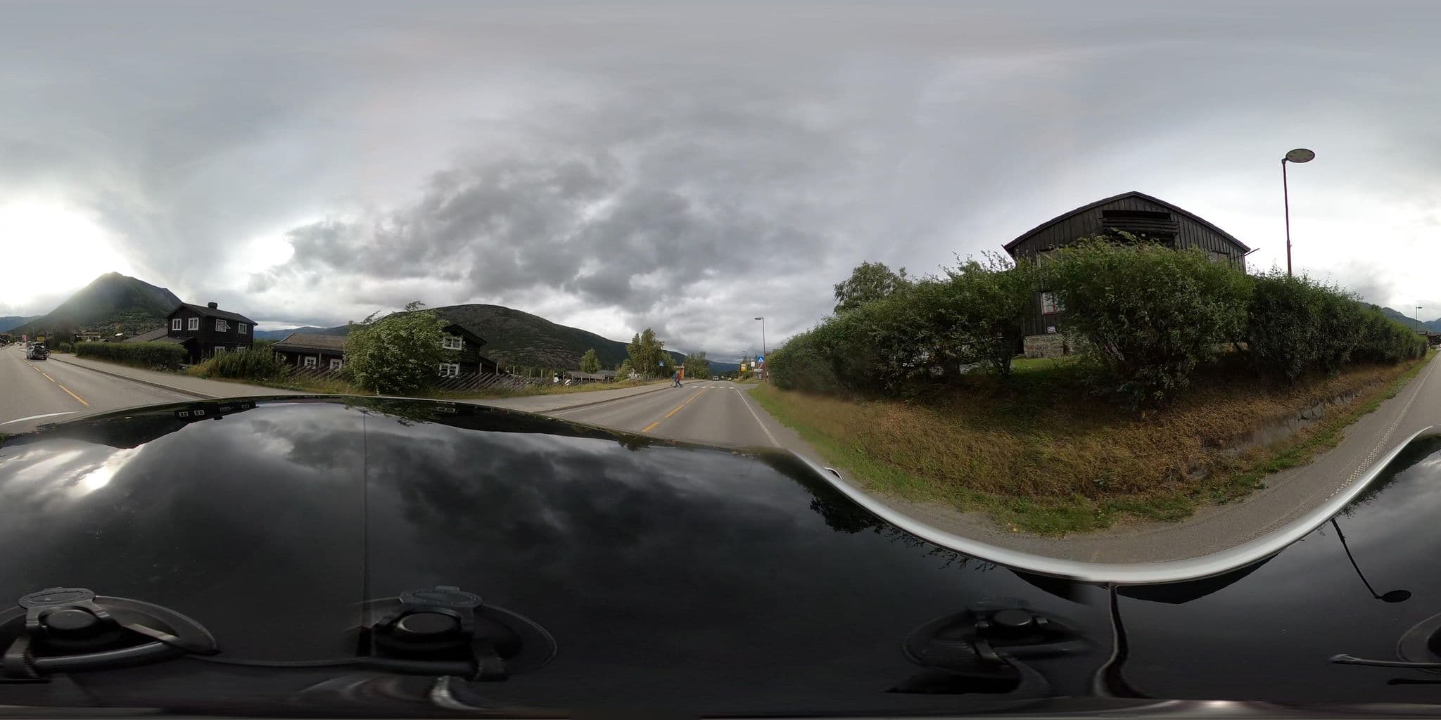 Street view near Fossheim hotell, Fossbergom — © tumblecow (CC BY-SA · Mapillary)
