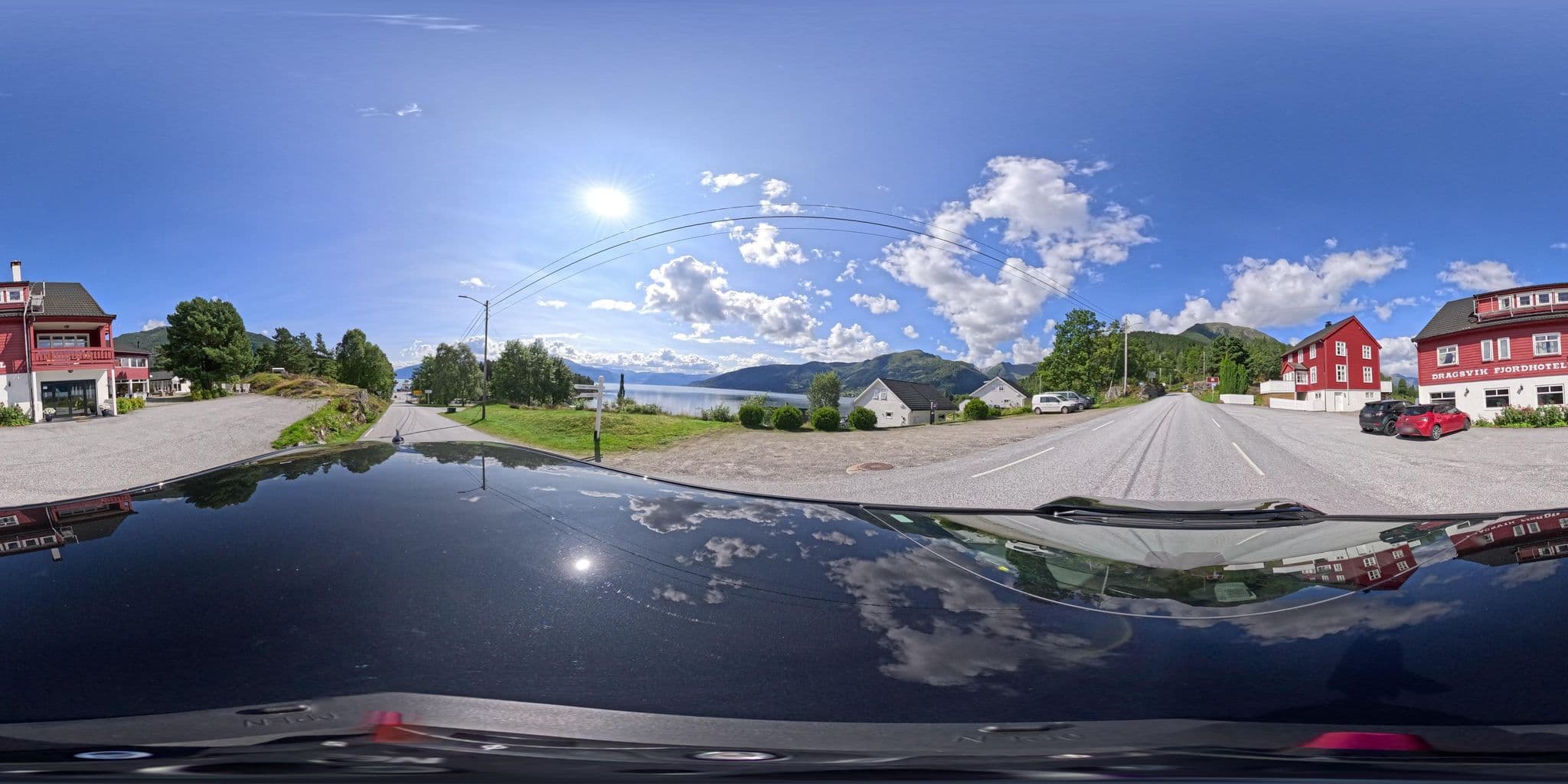 Street view near Dragsvik Fjordhotell, Hermansverk — © yannakis (CC BY-SA · Mapillary)